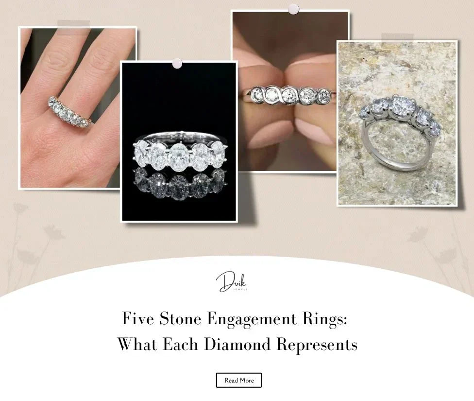 Five Stone Engagement Rings What Each Diamond Represents