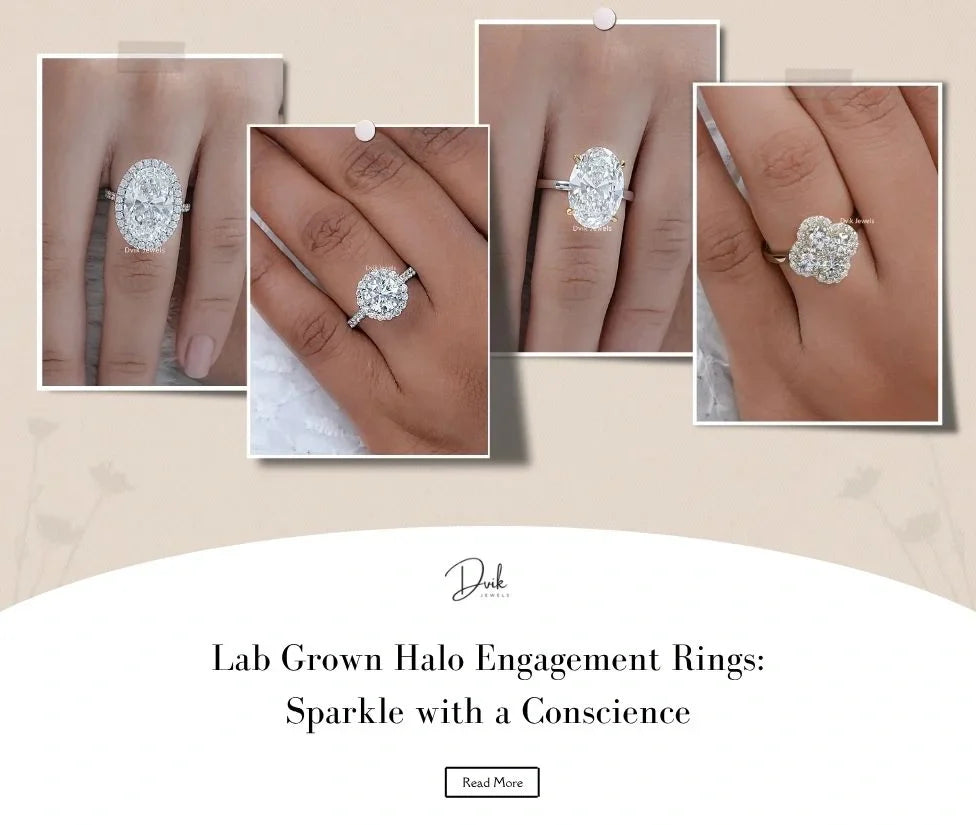 Lab Grown Halo Engagement Rings Sparkle with a Conscience