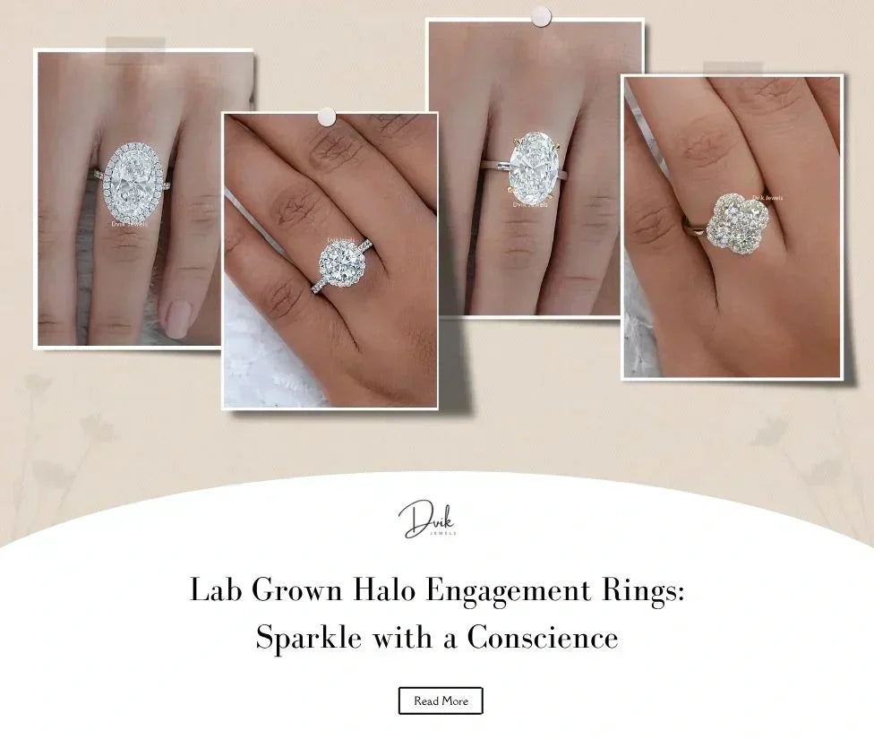 Lab Grown Halo Engagement Rings Sparkle with a Conscience