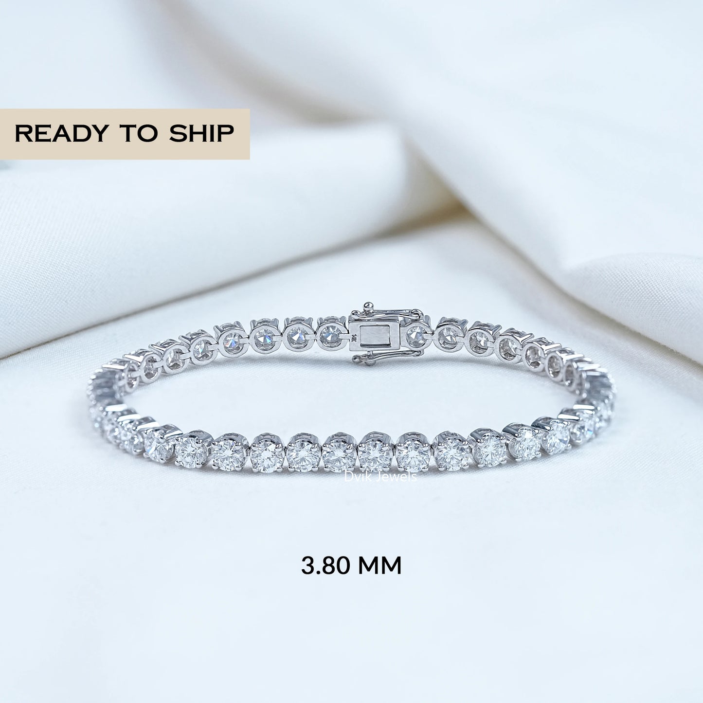 Round Diamond Tennis Bracelet