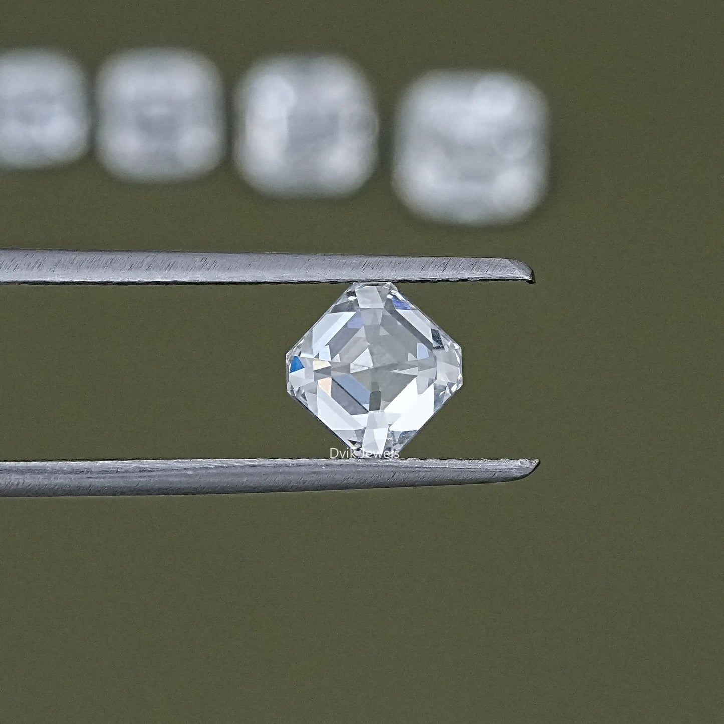 Asscher Cut Lab Grown Loose Diamond