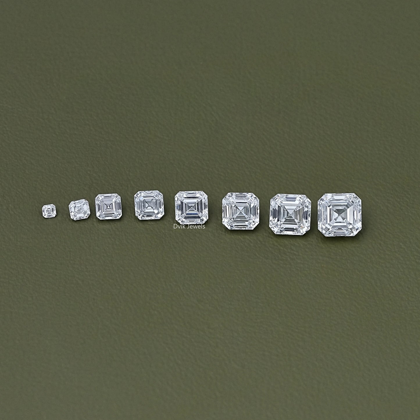 Asscher Cut Lab Grown Loose Diamond