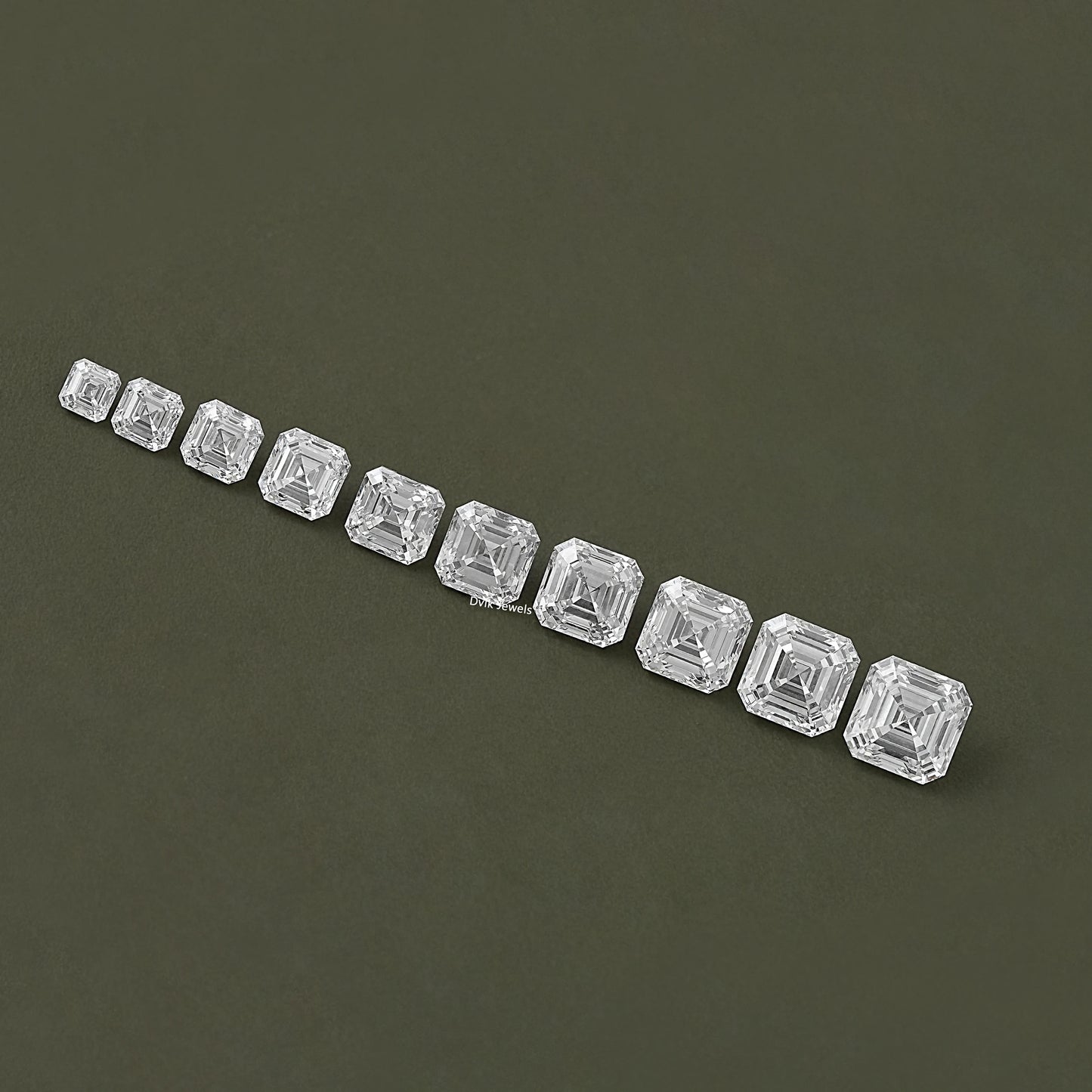 IGI Certified Asscher Cut Loose Lab Diamond