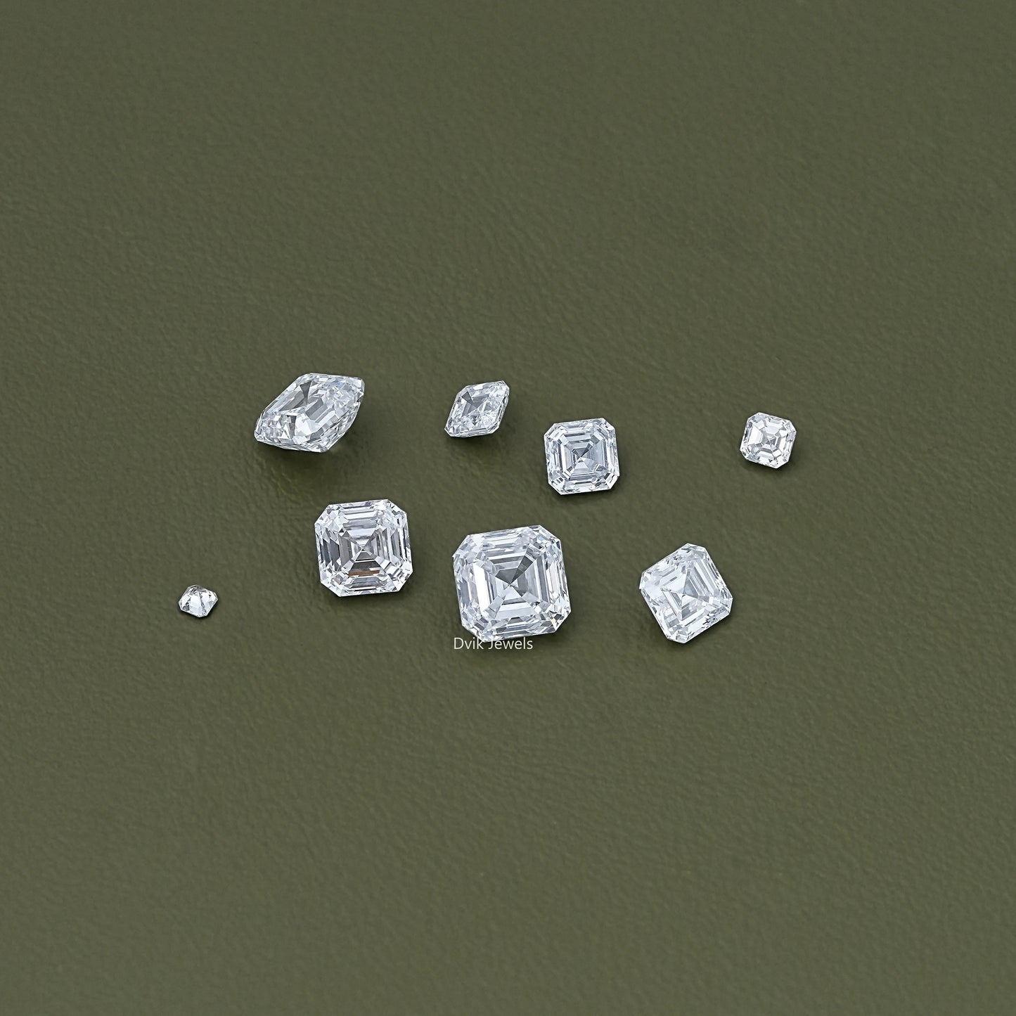 Asscher Cut Lab Grown Loose Diamond