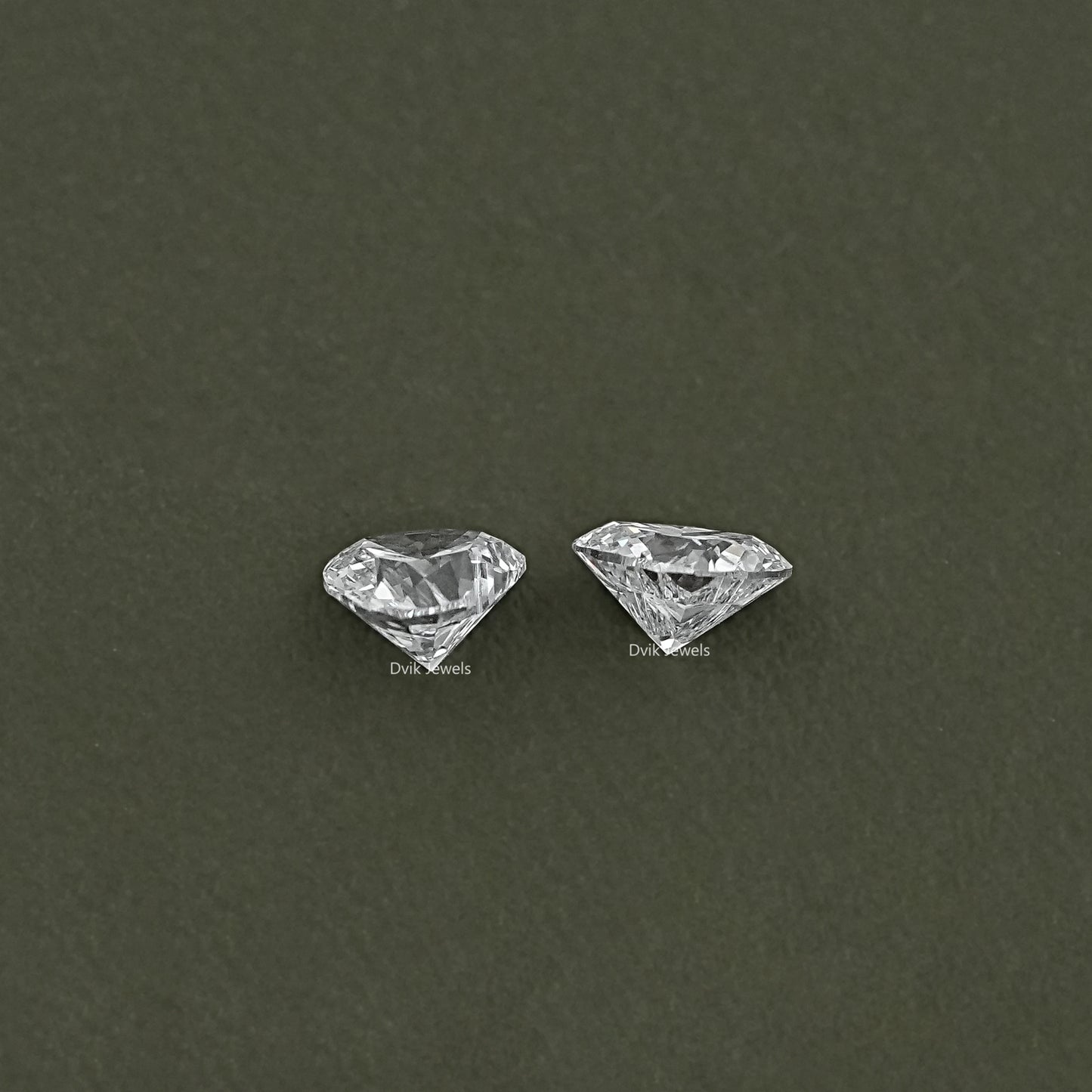 Heart Cut Lab Grown Diamond Matching Pair