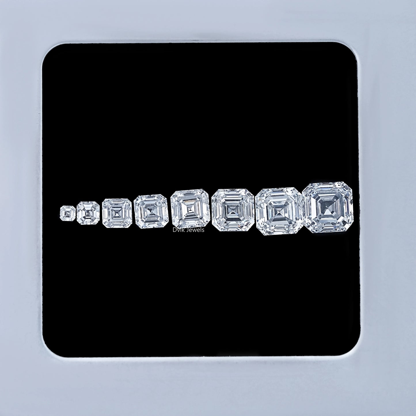 Asscher Cut Lab Grown Loose Diamond