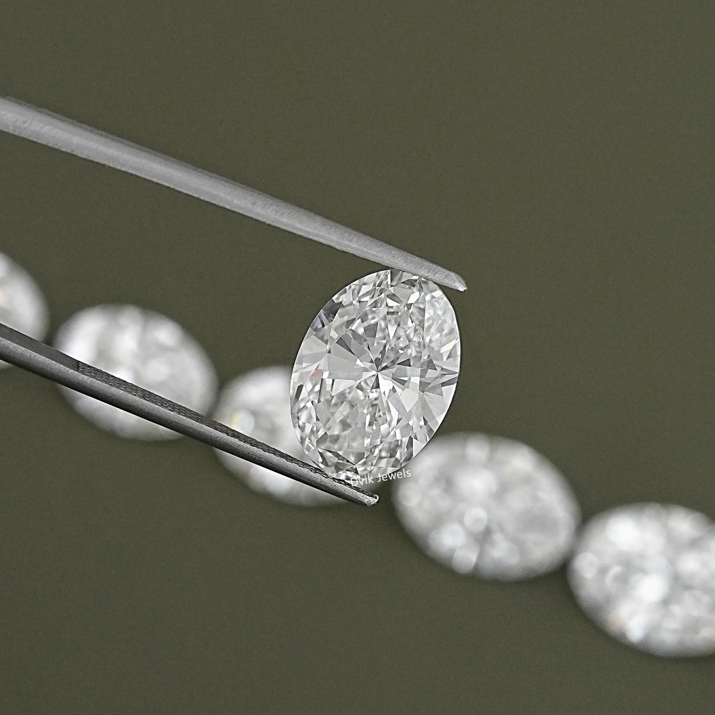 IGI Certified Oval Cut Loose Lab Diamond