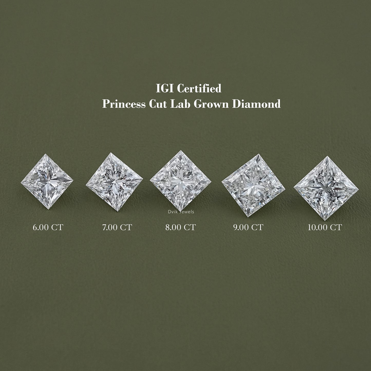 Brilliant Princess Cut Loose Diamond