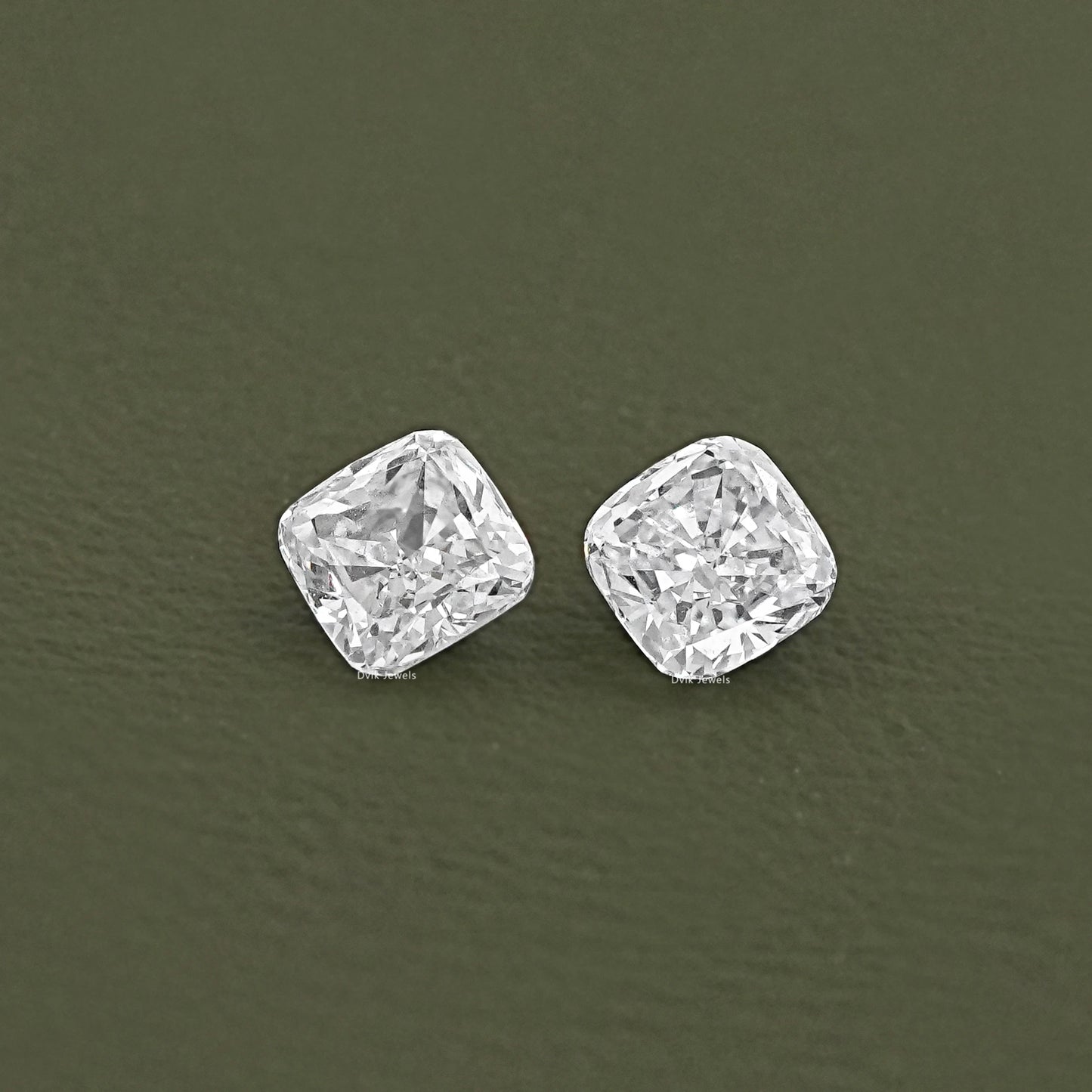 Cushion Cut Lab Grown Diamond Pair