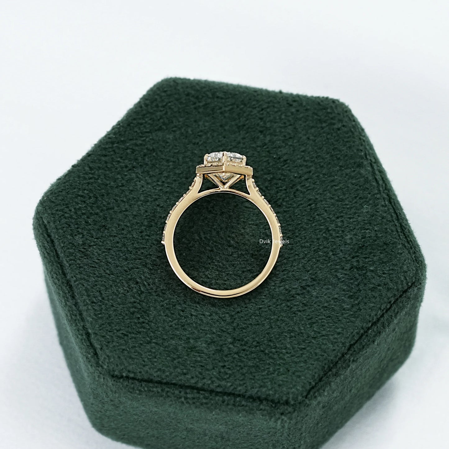 Halo Dutch Marquise Cut Diamond Ring