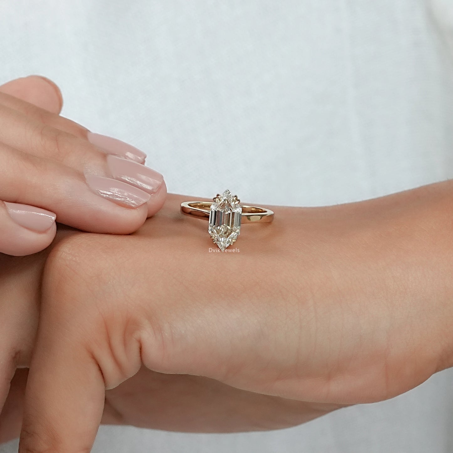 Dutch Marquise Cut Diamond Solitaire Ring