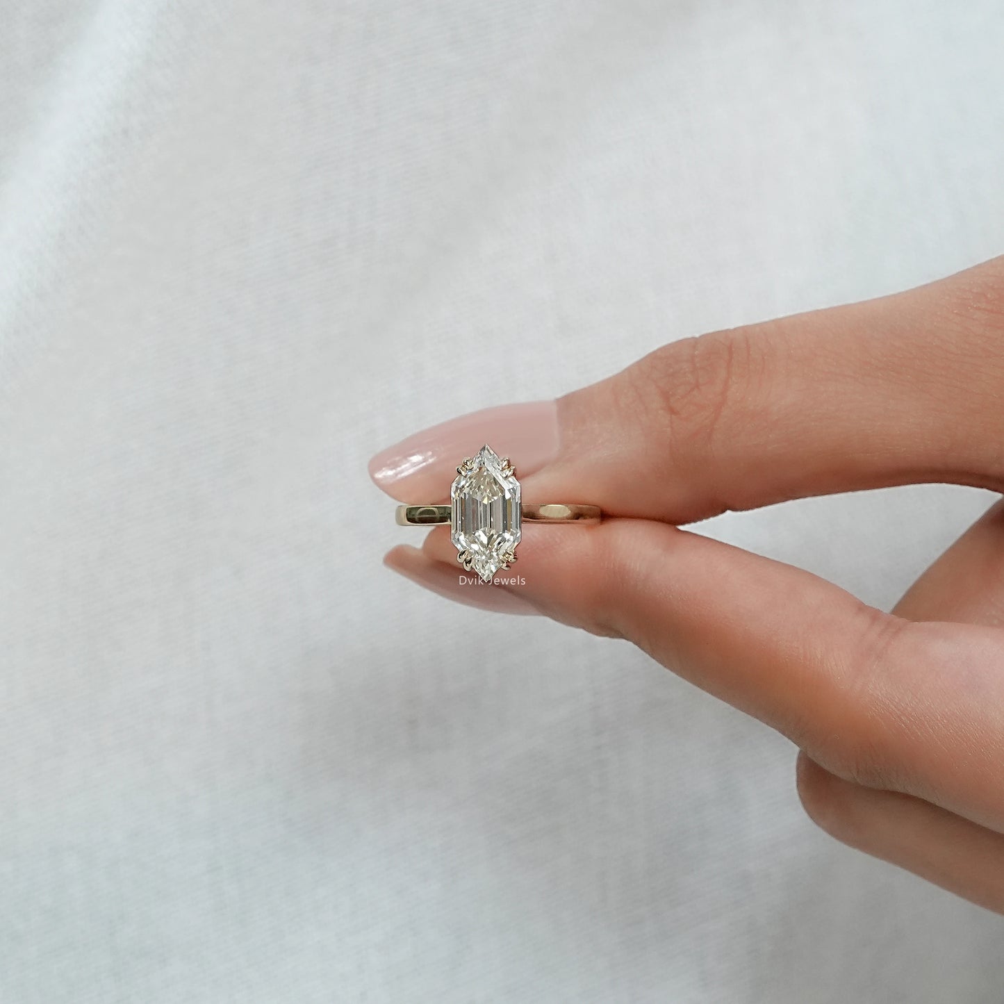 Dutch Marquise Cut Diamond Solitaire Ring
