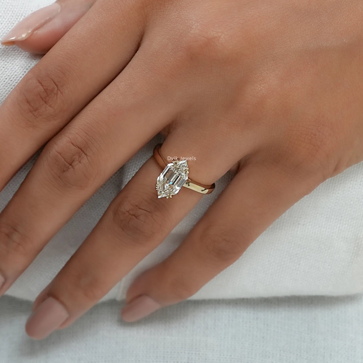 Dutch Marquise Cut Diamond Solitaire Ring