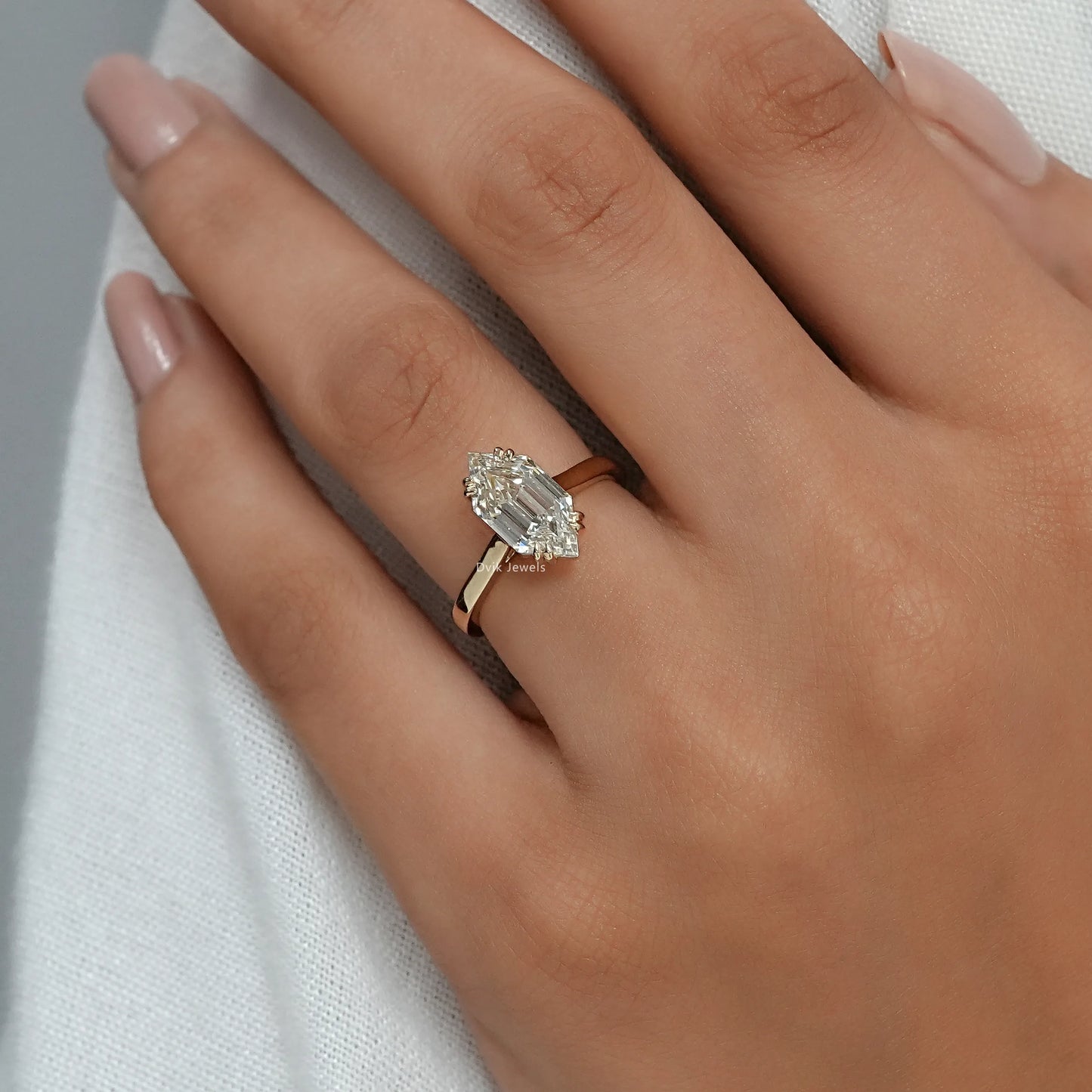 Dutch Marquise Cut Diamond Solitaire Ring