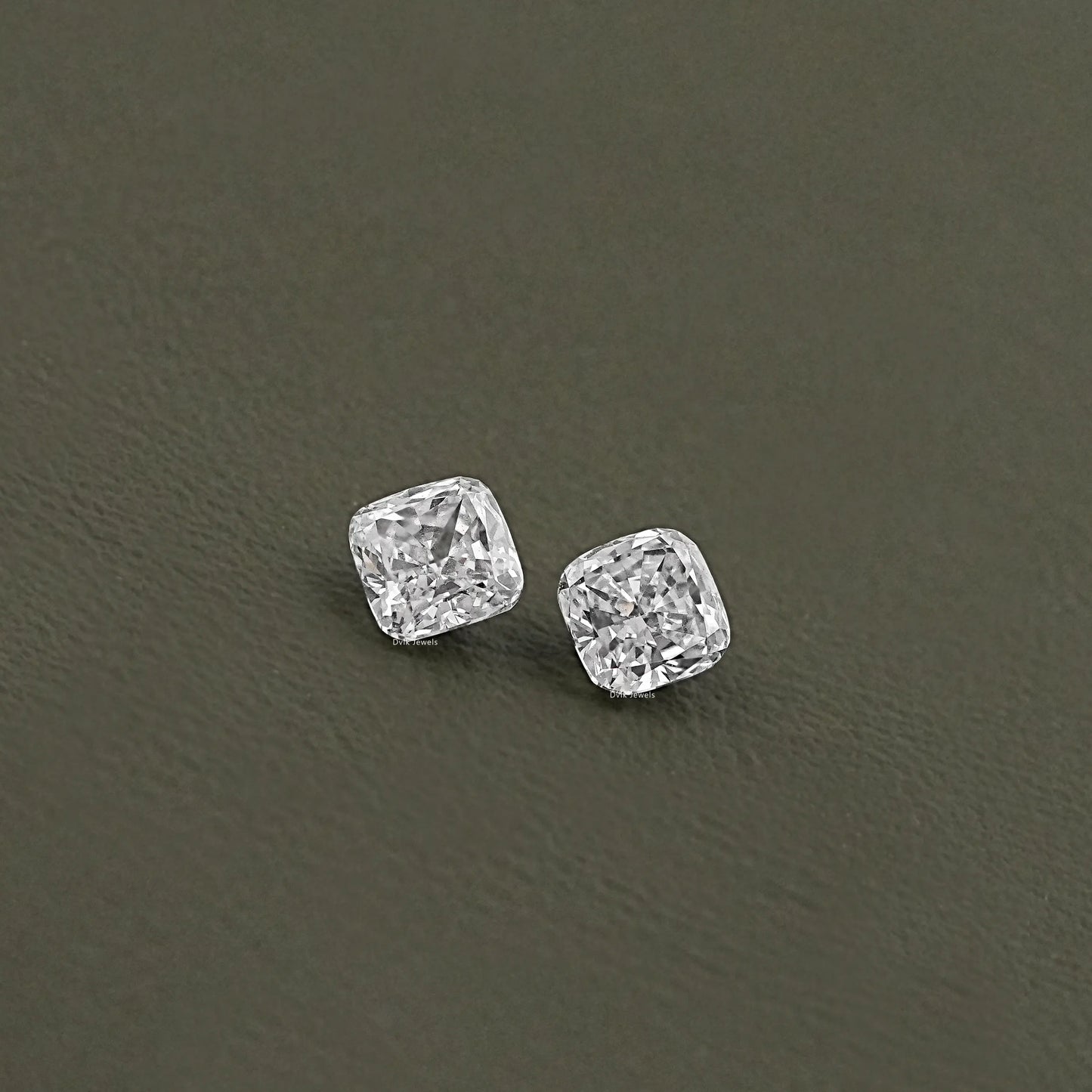 Cushion Cut Lab Grown Diamond Pair