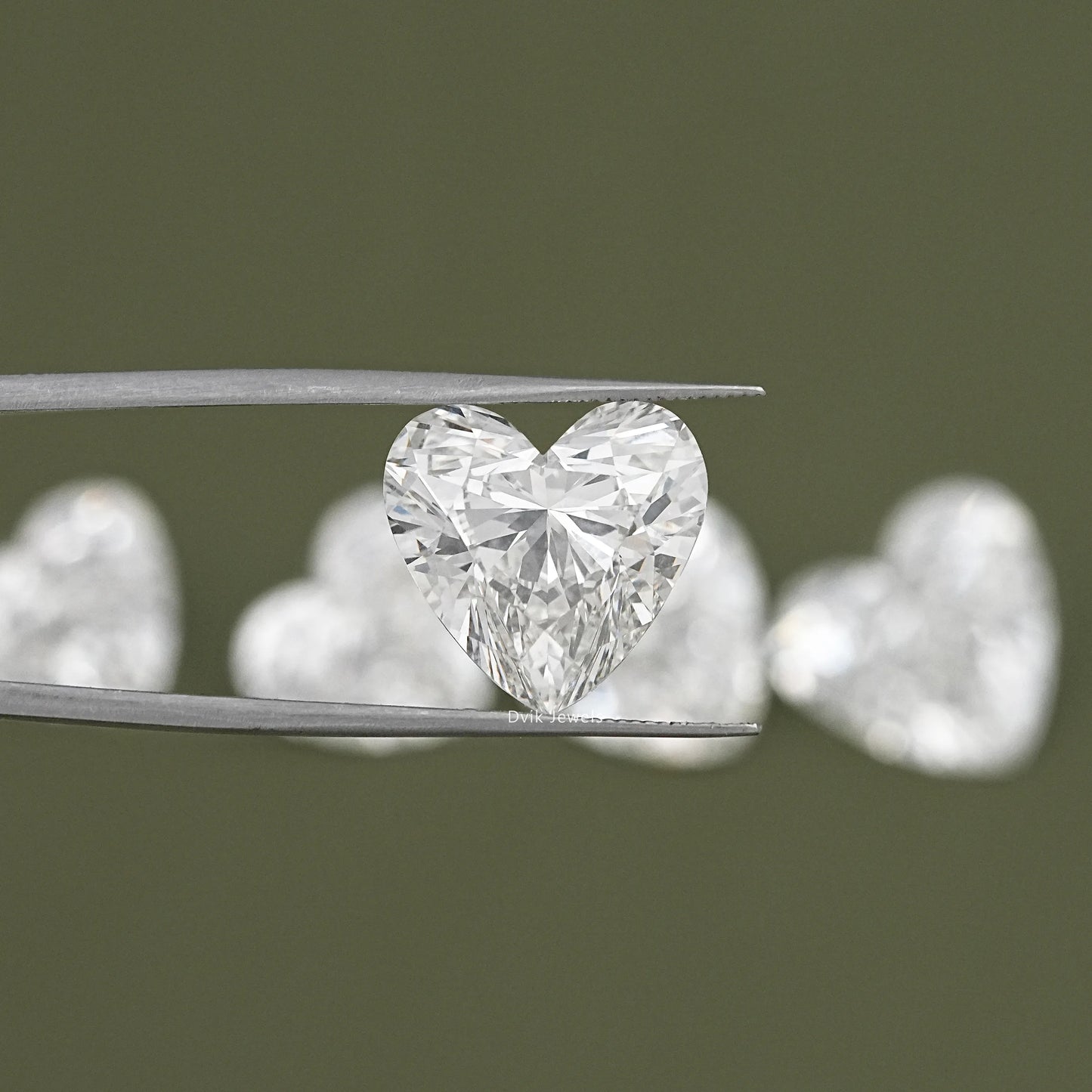 IGI Certified Heart Cut Lab Diamond