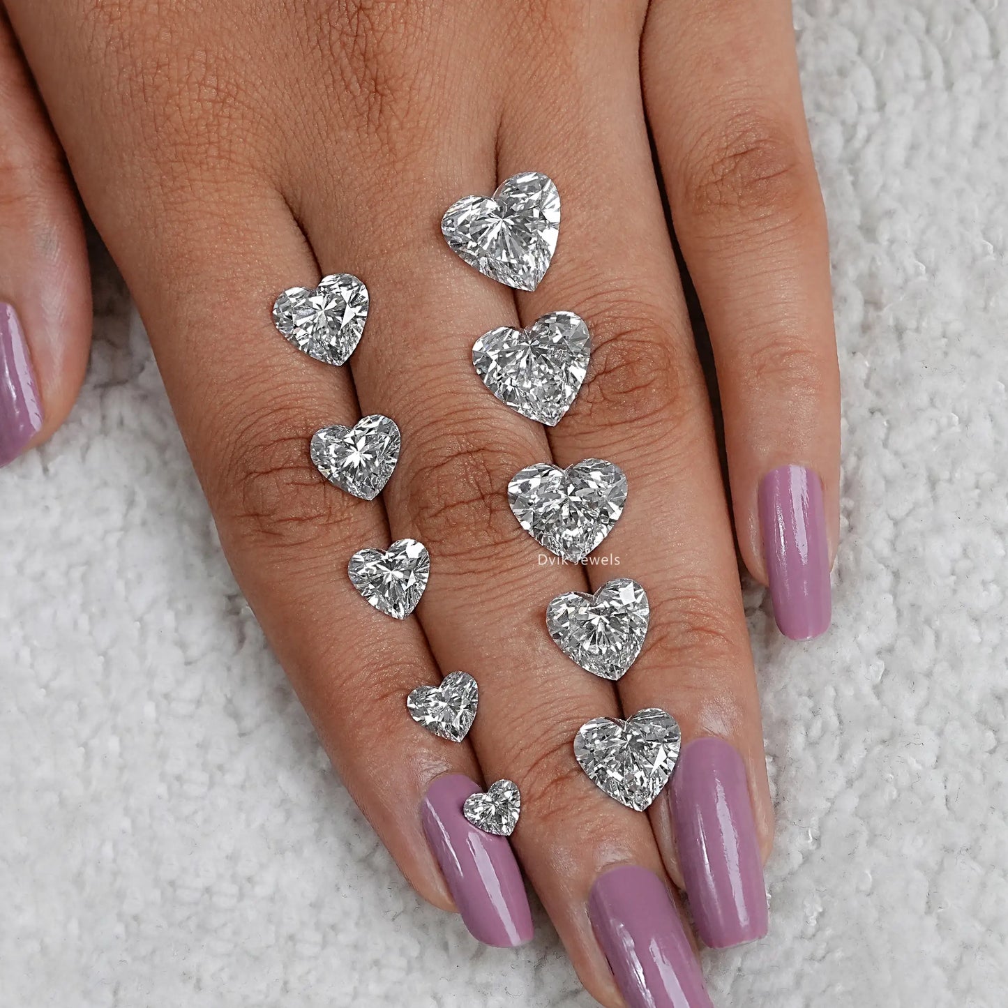 IGI Certified Loose Heart Lab Grown Diamond