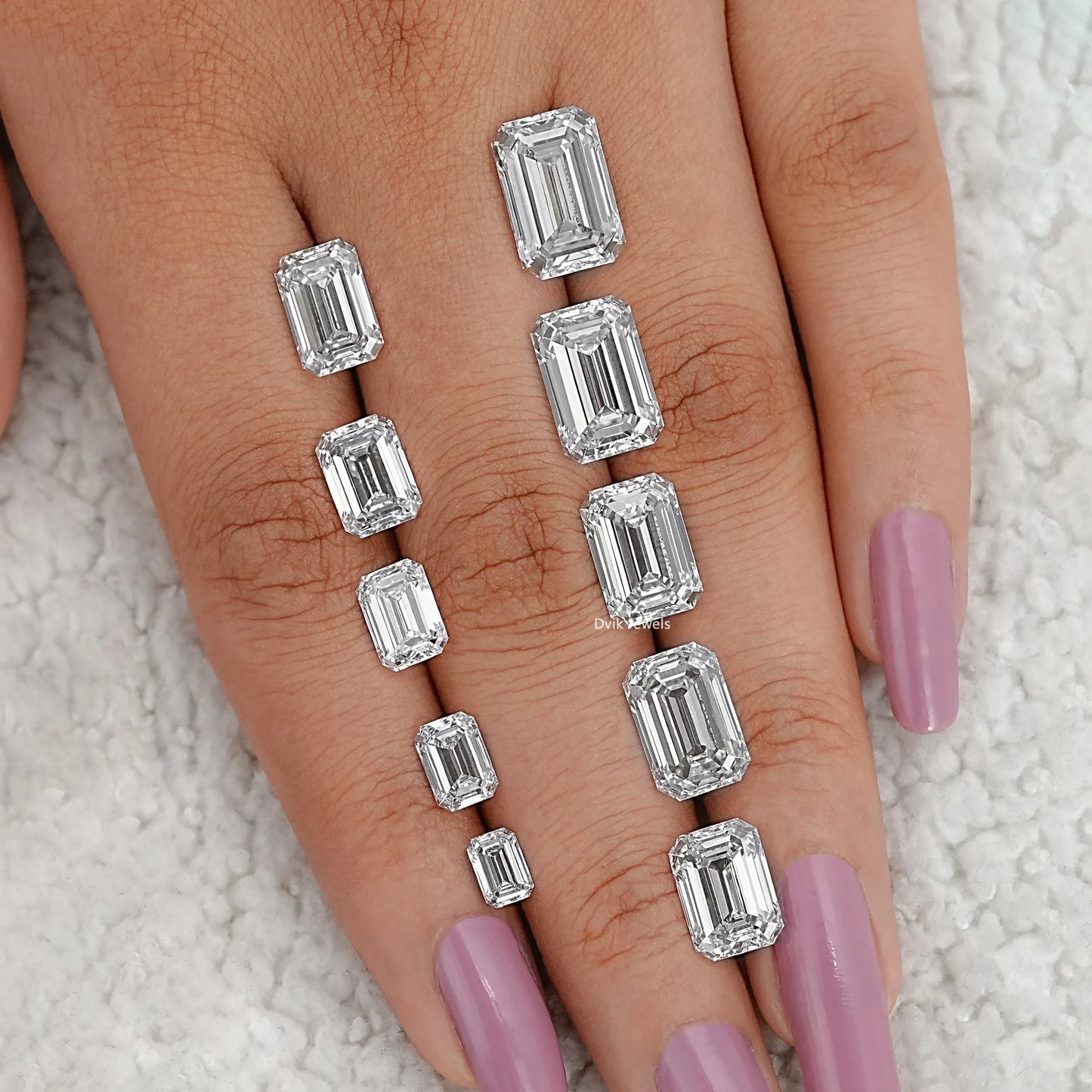 IGI Certified Emerald Cut Lab Grown Loose Diamond