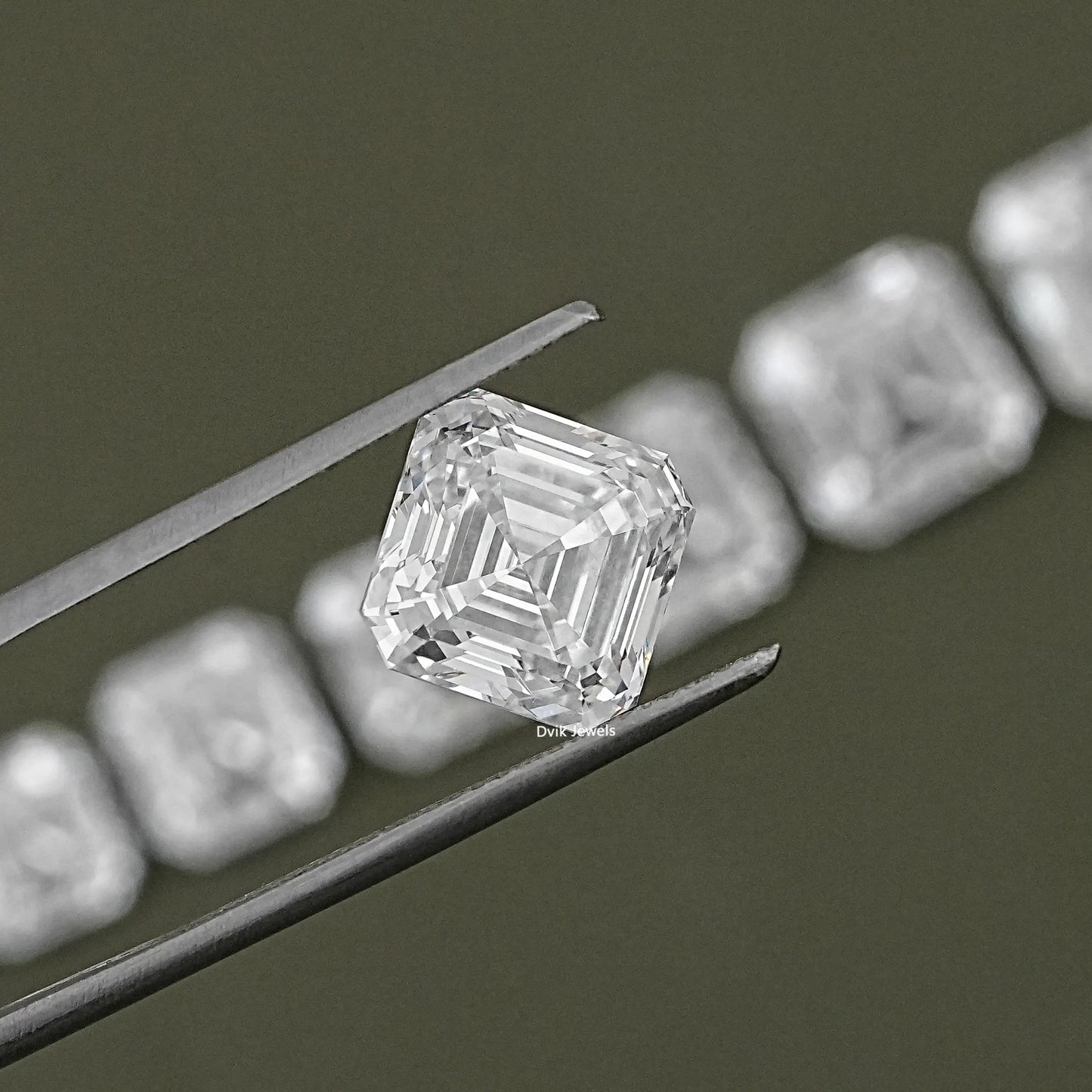 IGI Certified Asscher Cut Loose Lab Diamond