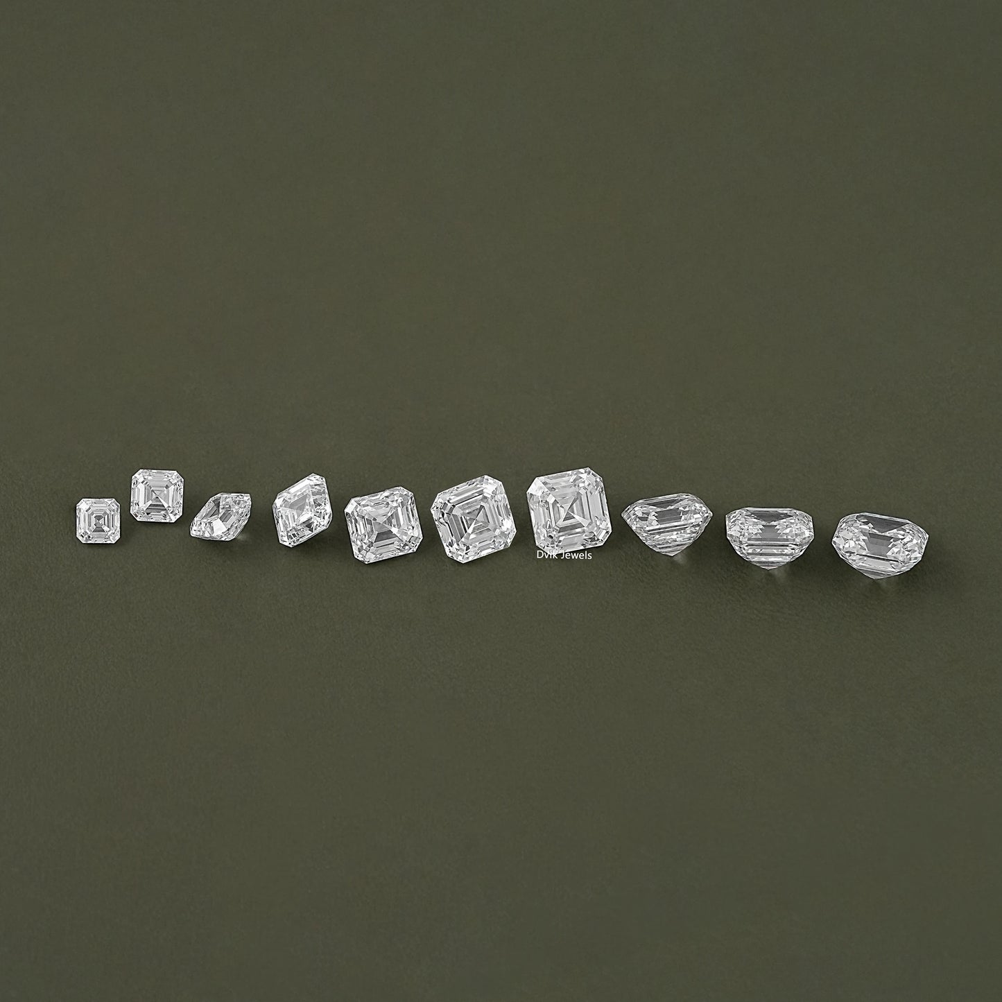 IGI Certified Asscher Cut Loose Lab Diamond