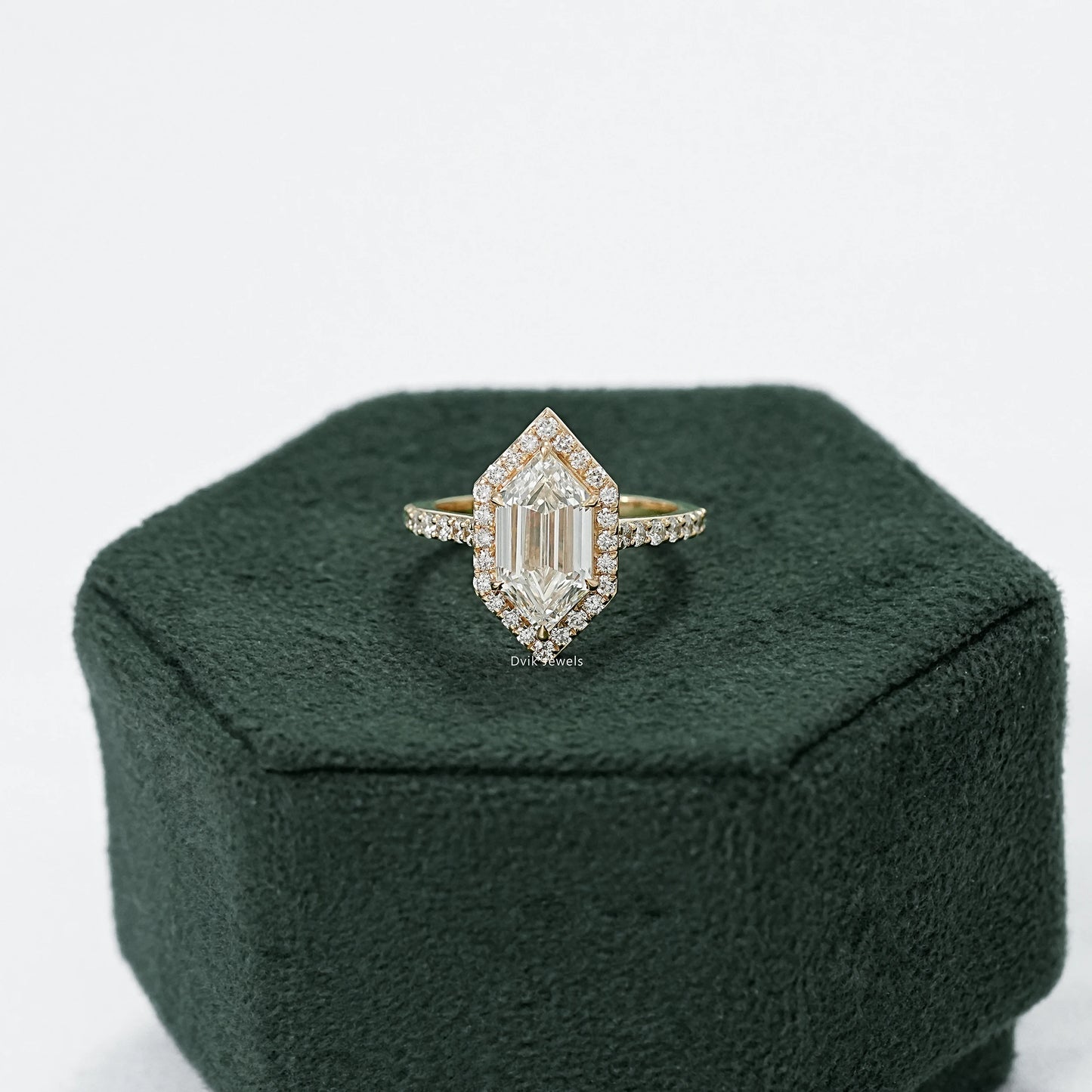 Halo Dutch Marquise Cut Diamond Ring