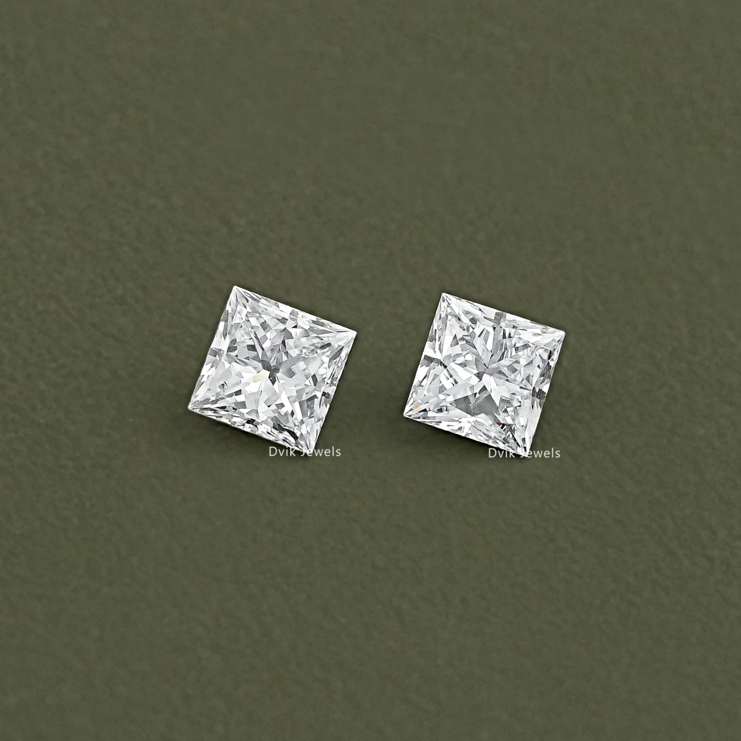 Princess Cut Matching Pair Lab Grown Diamond