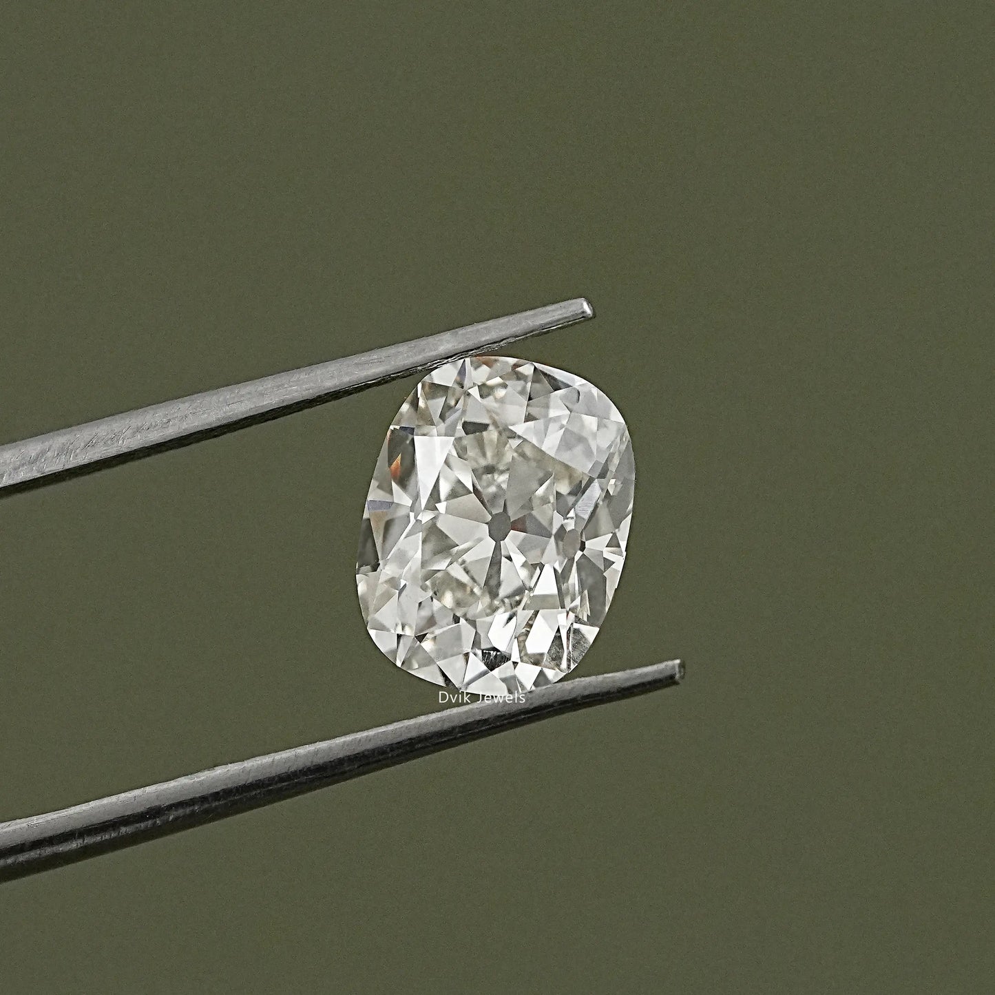 Old Mine Cushion Cut Lab Grown Loose Diamond