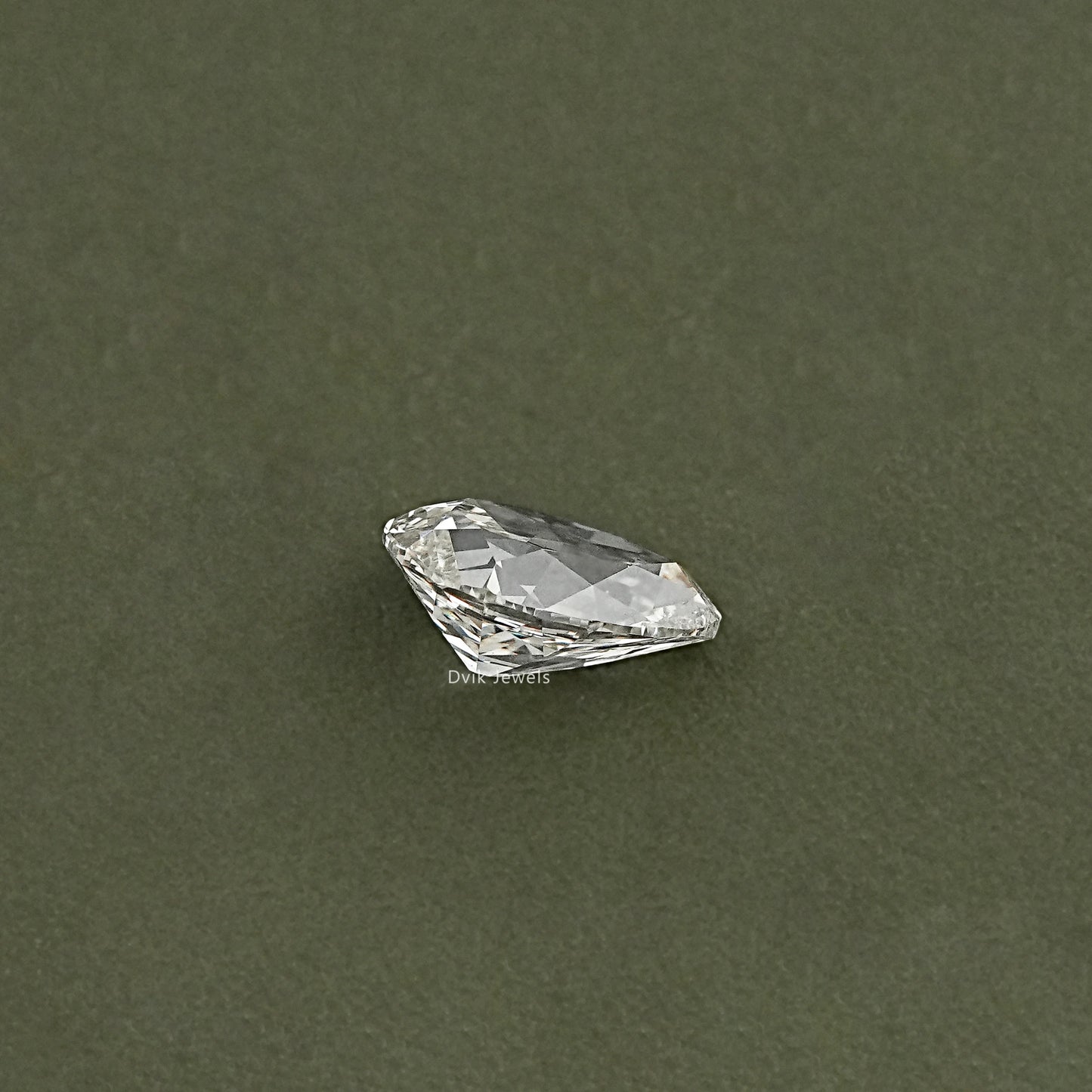 Old Mine Pear Shape Lab Grown Diamond