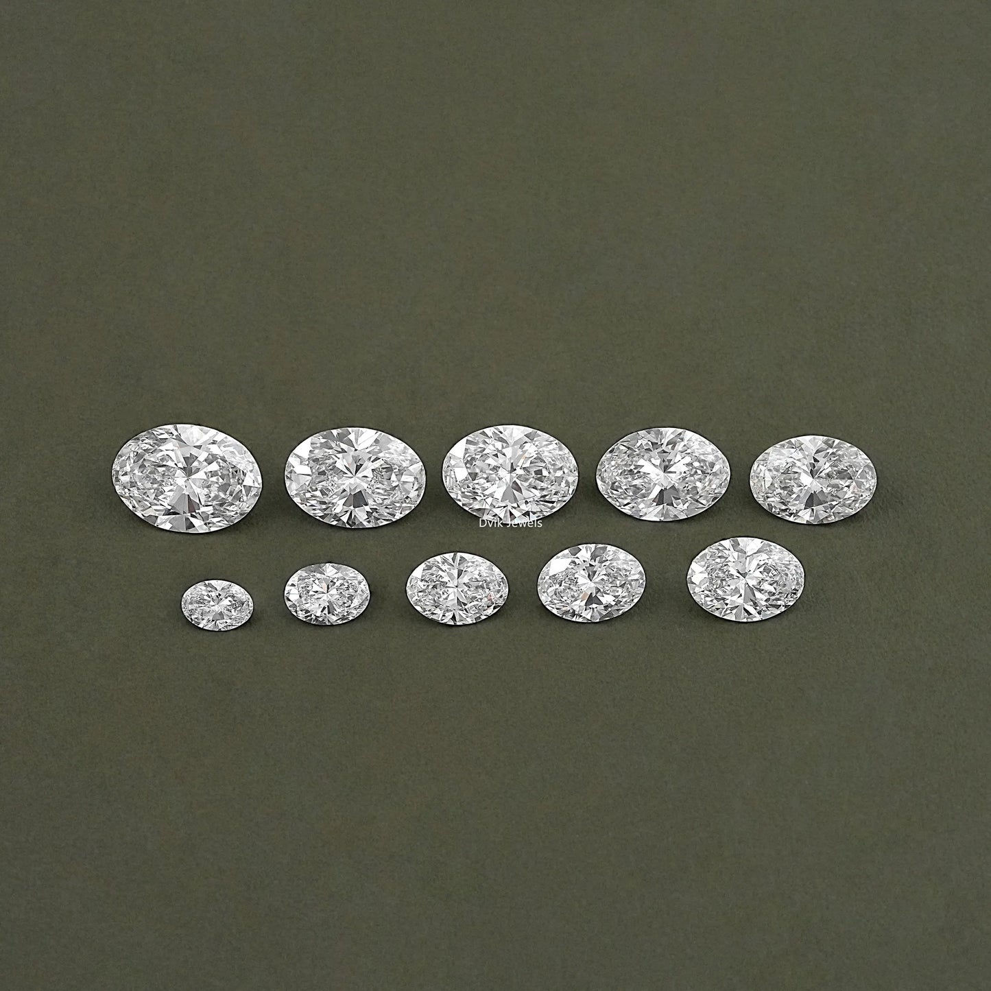 IGI Certified Oval Cut Loose Lab Diamond