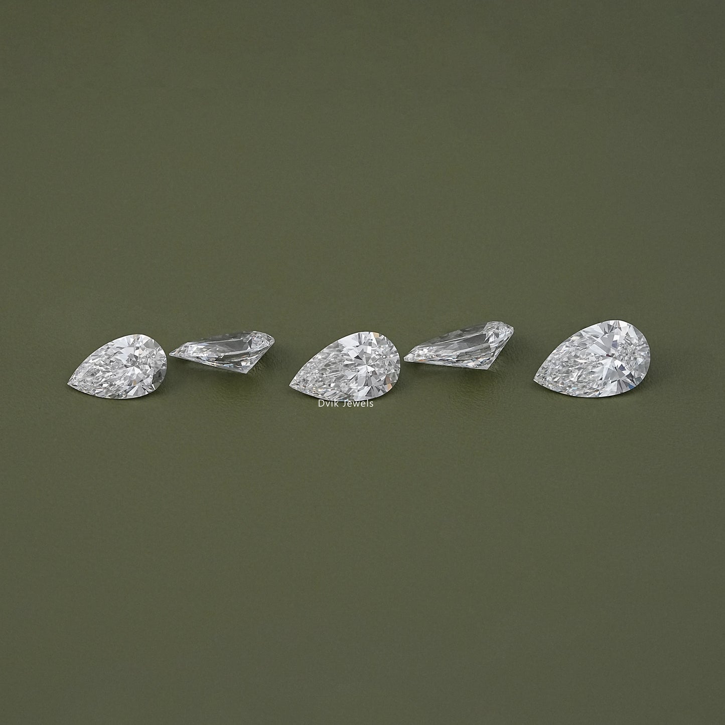 IGI Certified Pear Cut Lab Loose Diamond 6.00 To 10.00 CT
