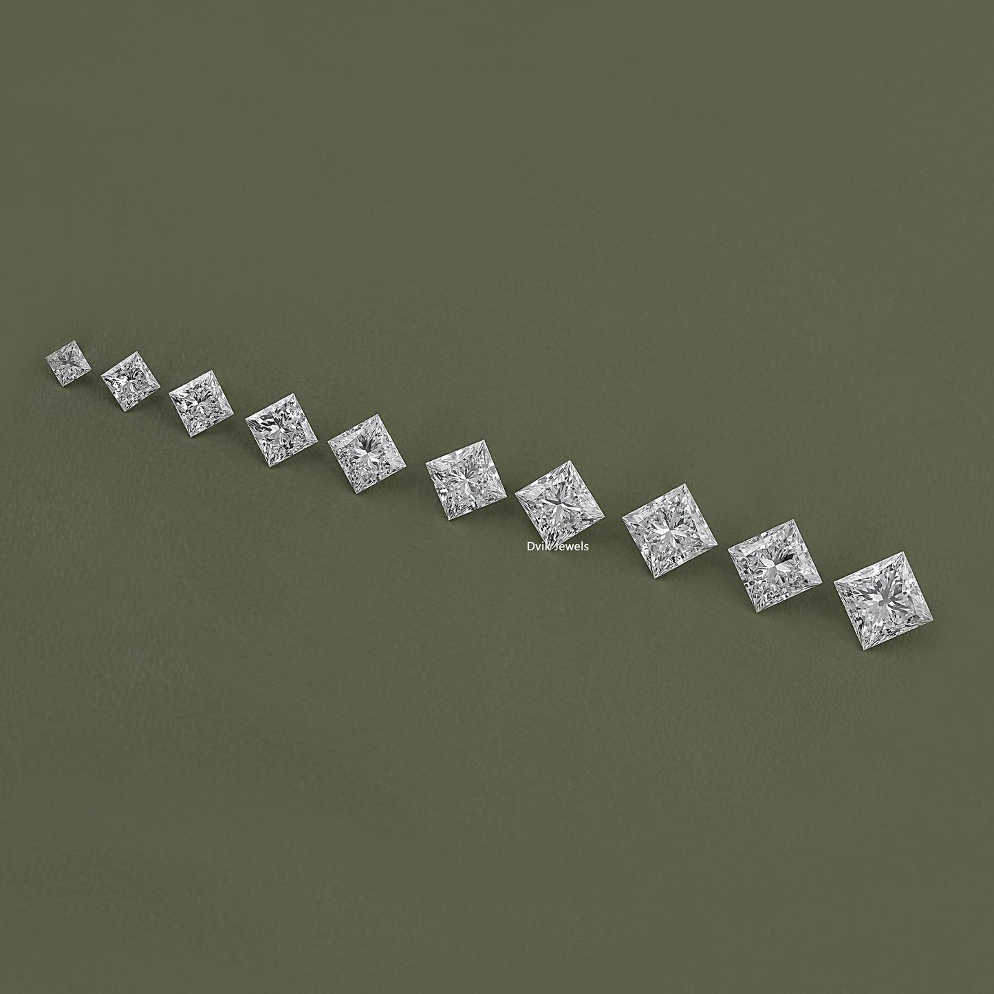 IGI Certified Princess Cut Lab Grown Diamond