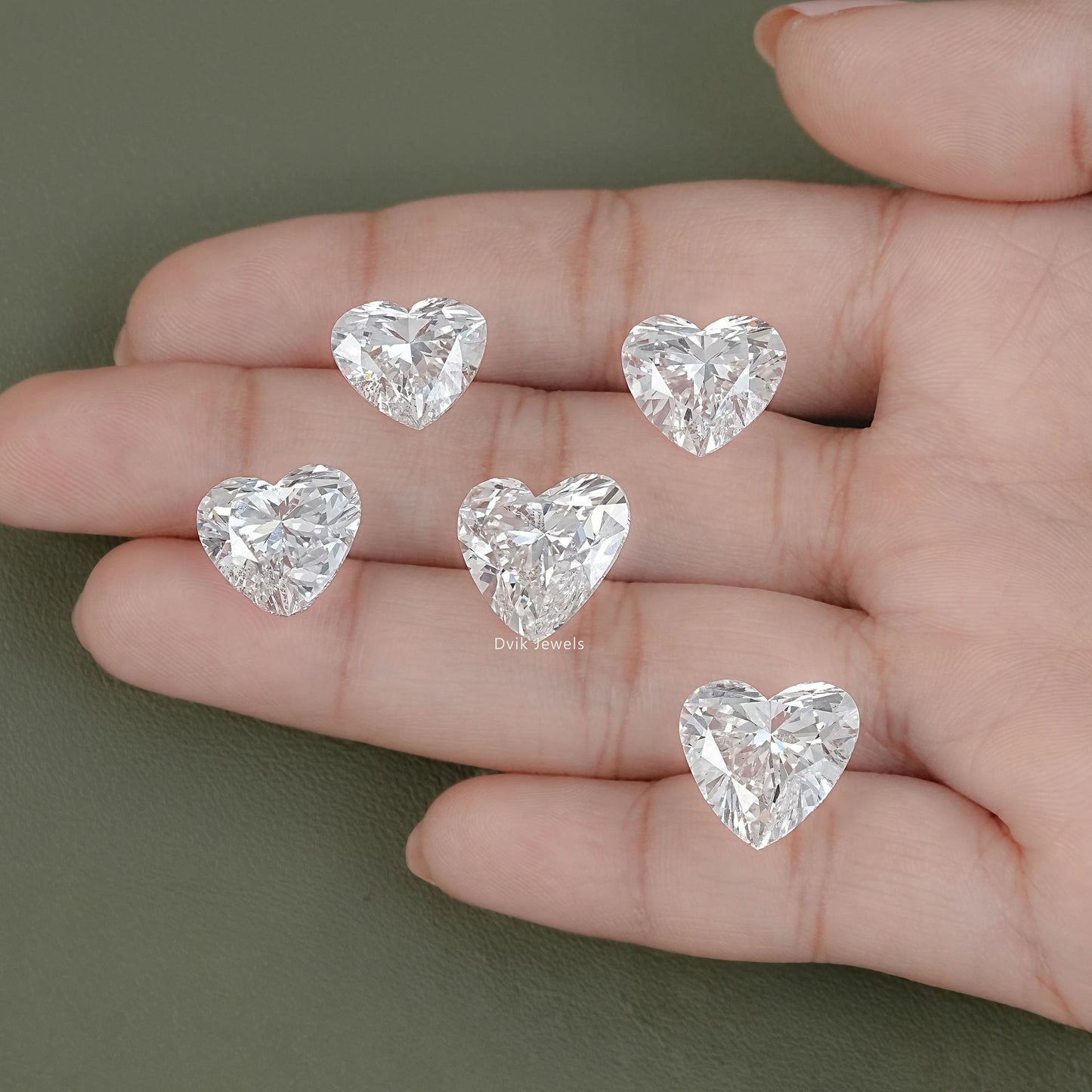 IGI Certified Heart Cut Lab Diamond