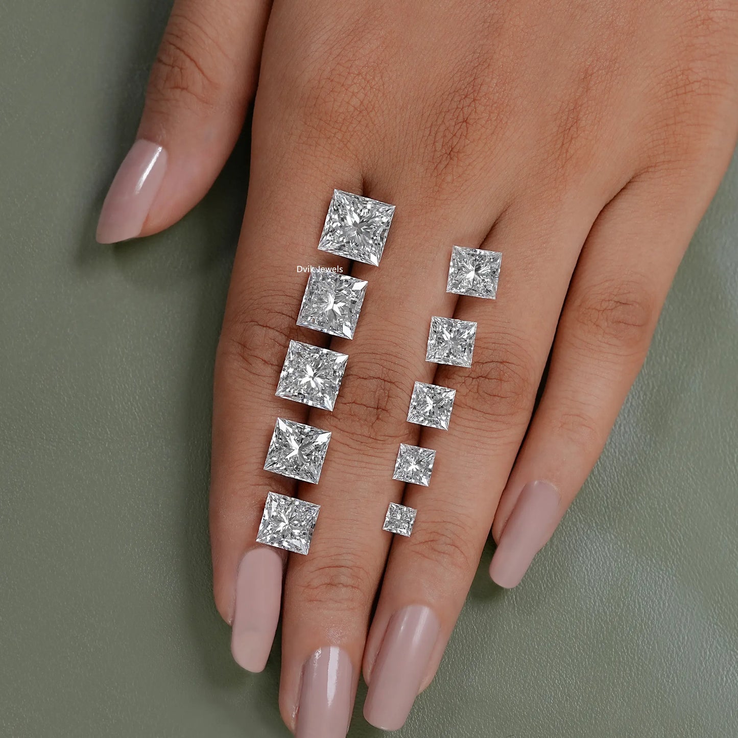IGI Certified Princess Cut Lab Grown Diamond