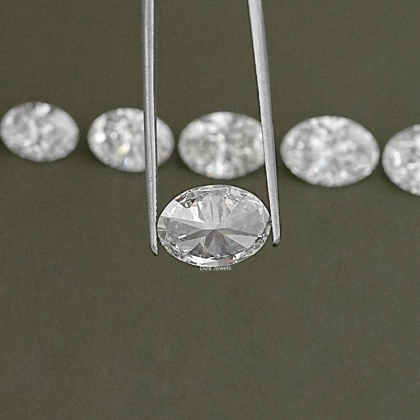 IGI Certified Oval Cut Loose Lab Diamond