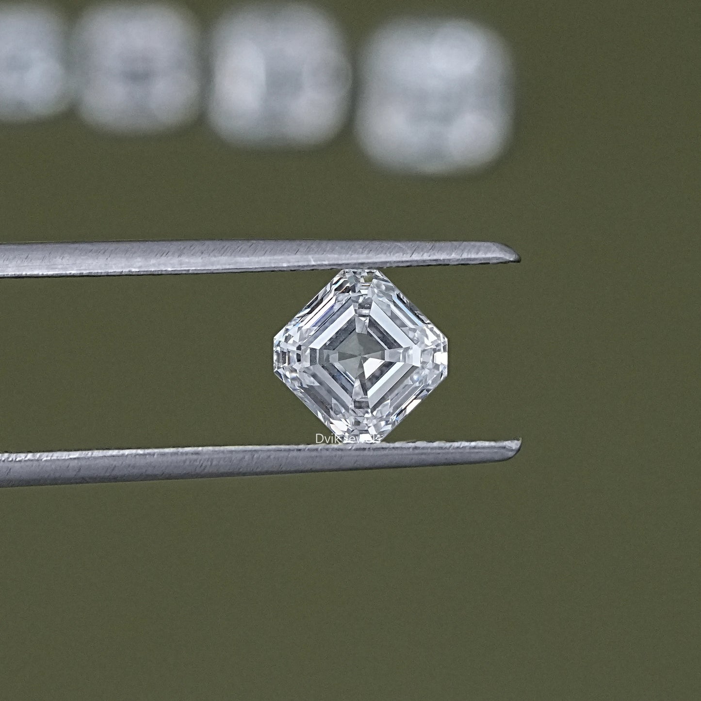 Asscher Cut Lab Grown Loose Diamond