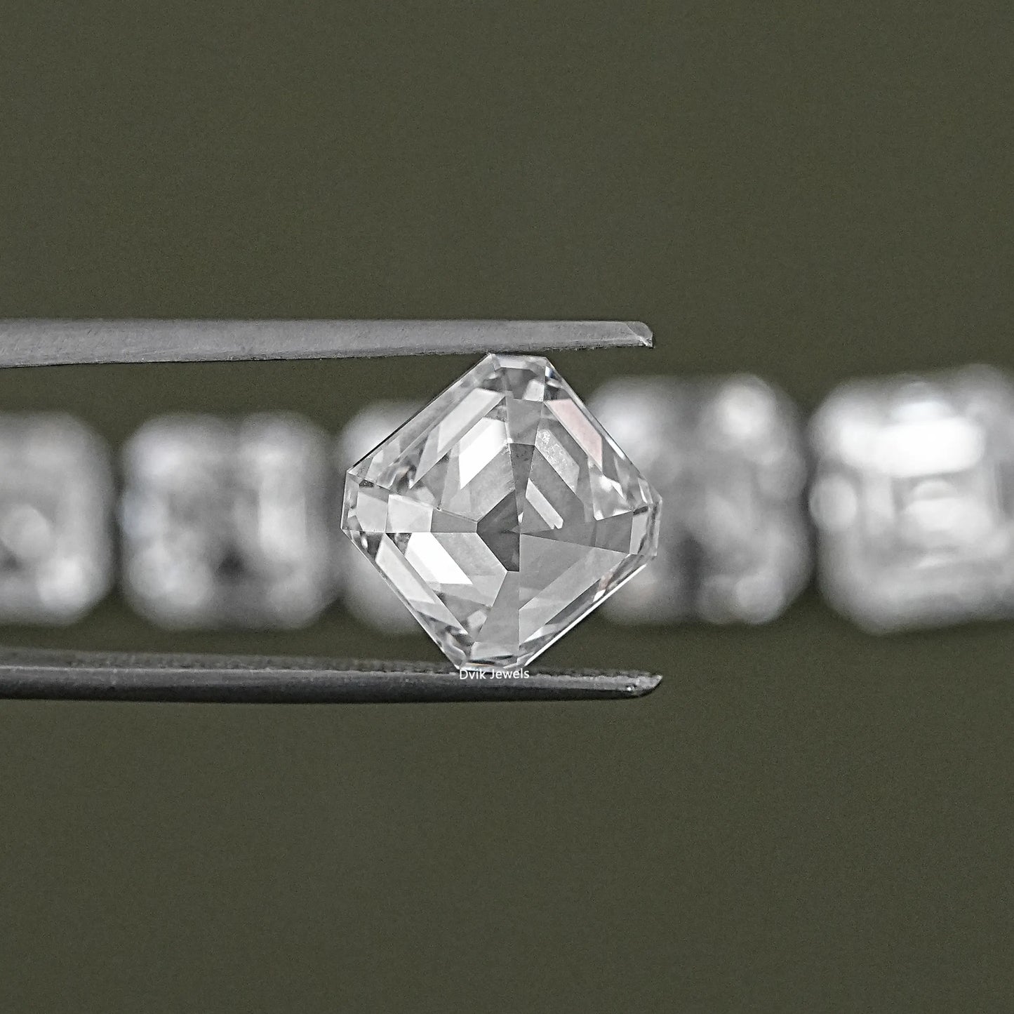 IGI Certified Asscher Cut Loose Lab Diamond