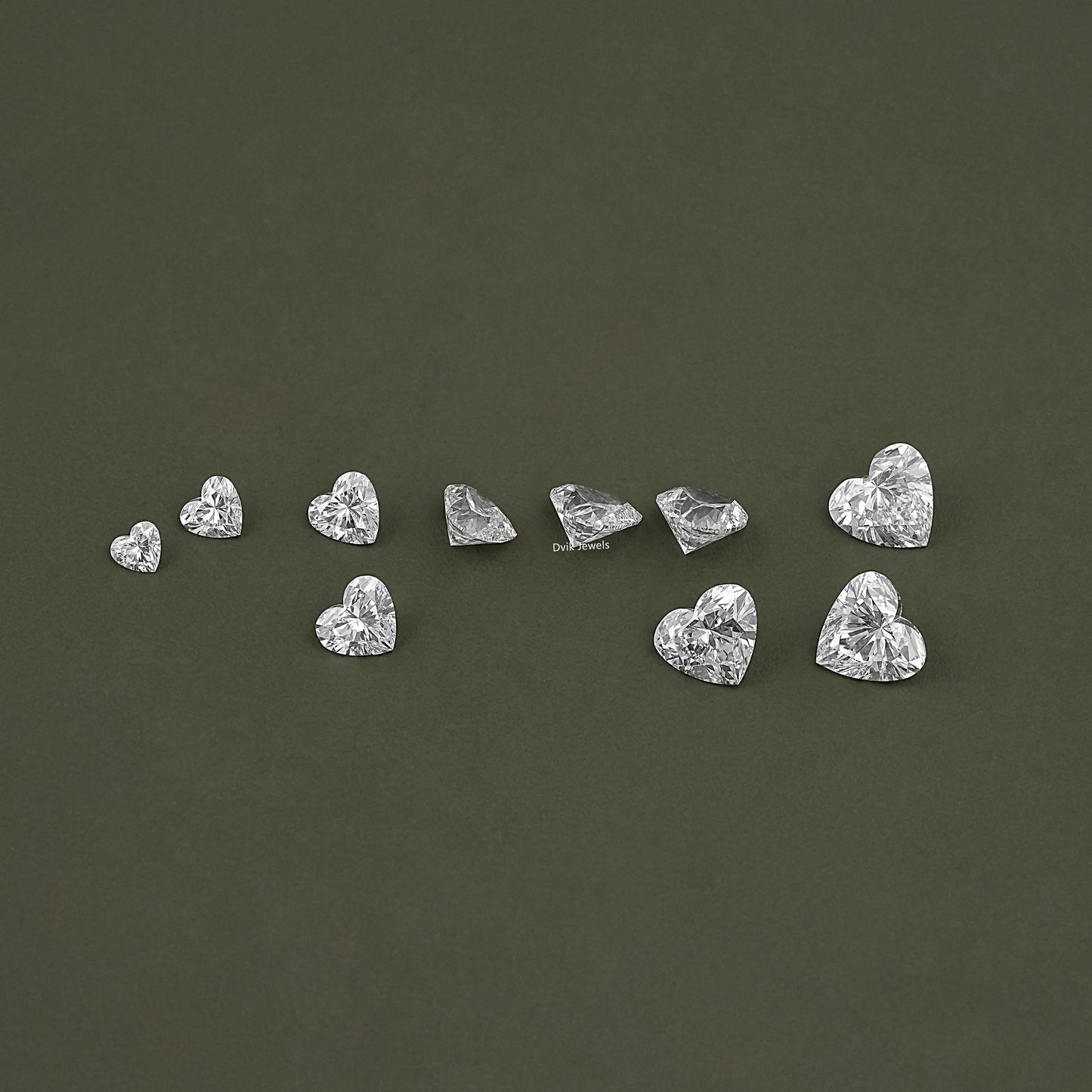 IGI Certified Loose Heart Lab Grown Diamond