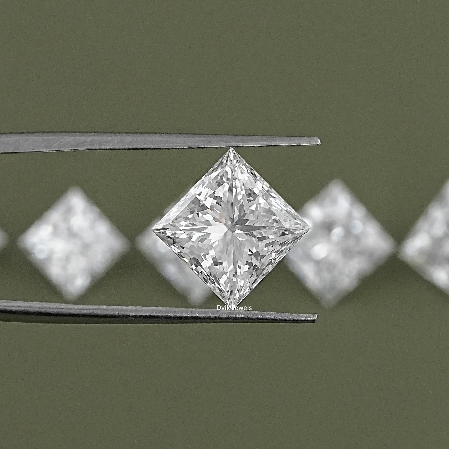 IGI Certified Princess Cut Lab Grown Diamond