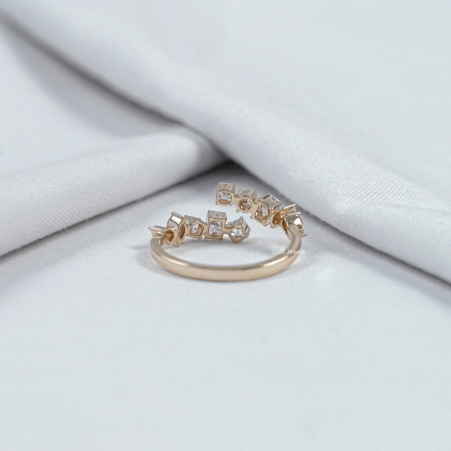 Multi Shape Lab Grown Diamond Bypass Ring
