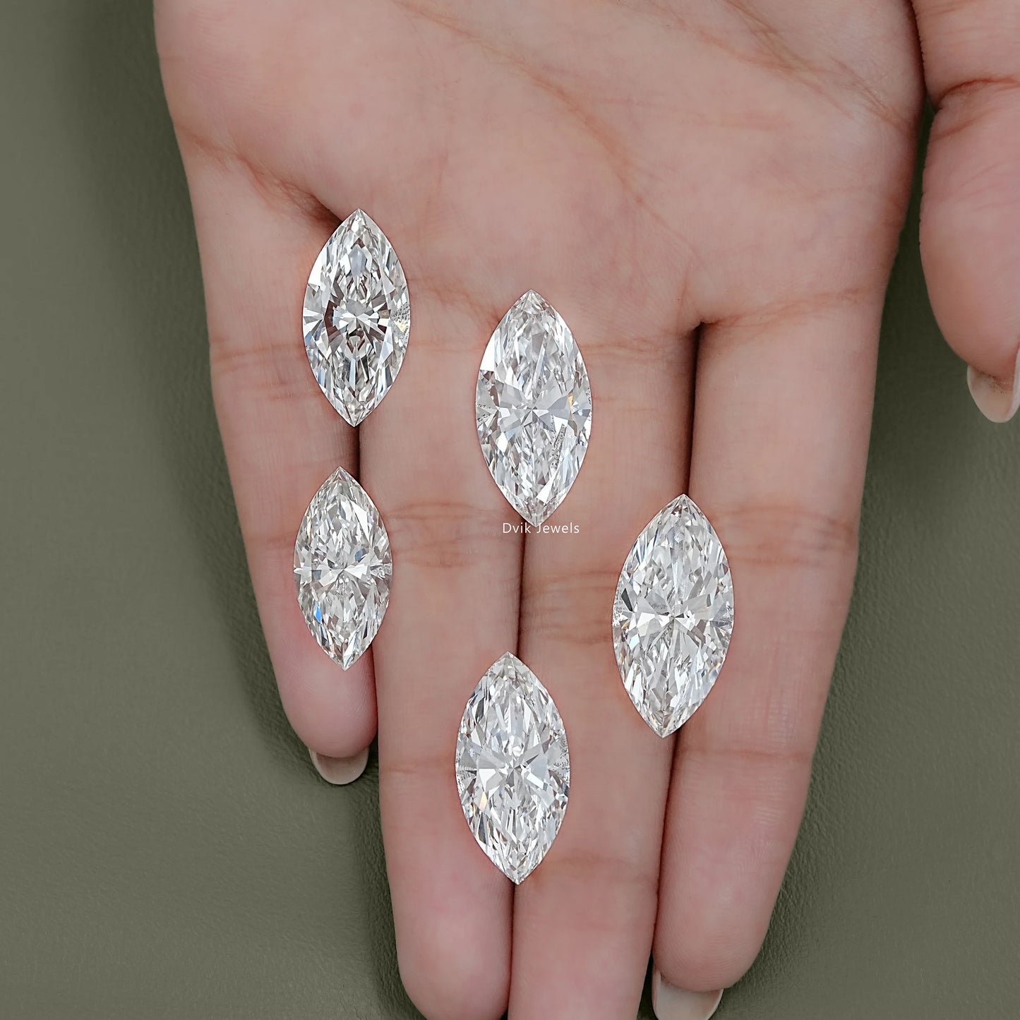 IGI Certified Marquise Cut Loose Lab Diamond - 6.00 To 10.00 CT