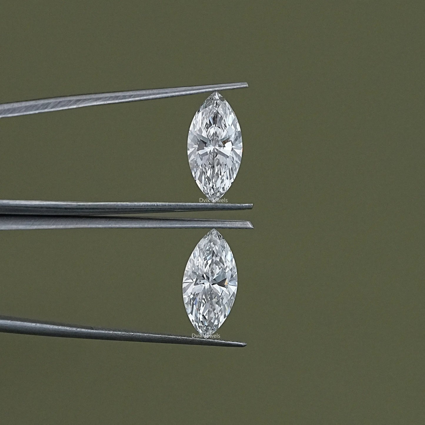 Marquise Cut Loose Lab Diamond Matching Pair