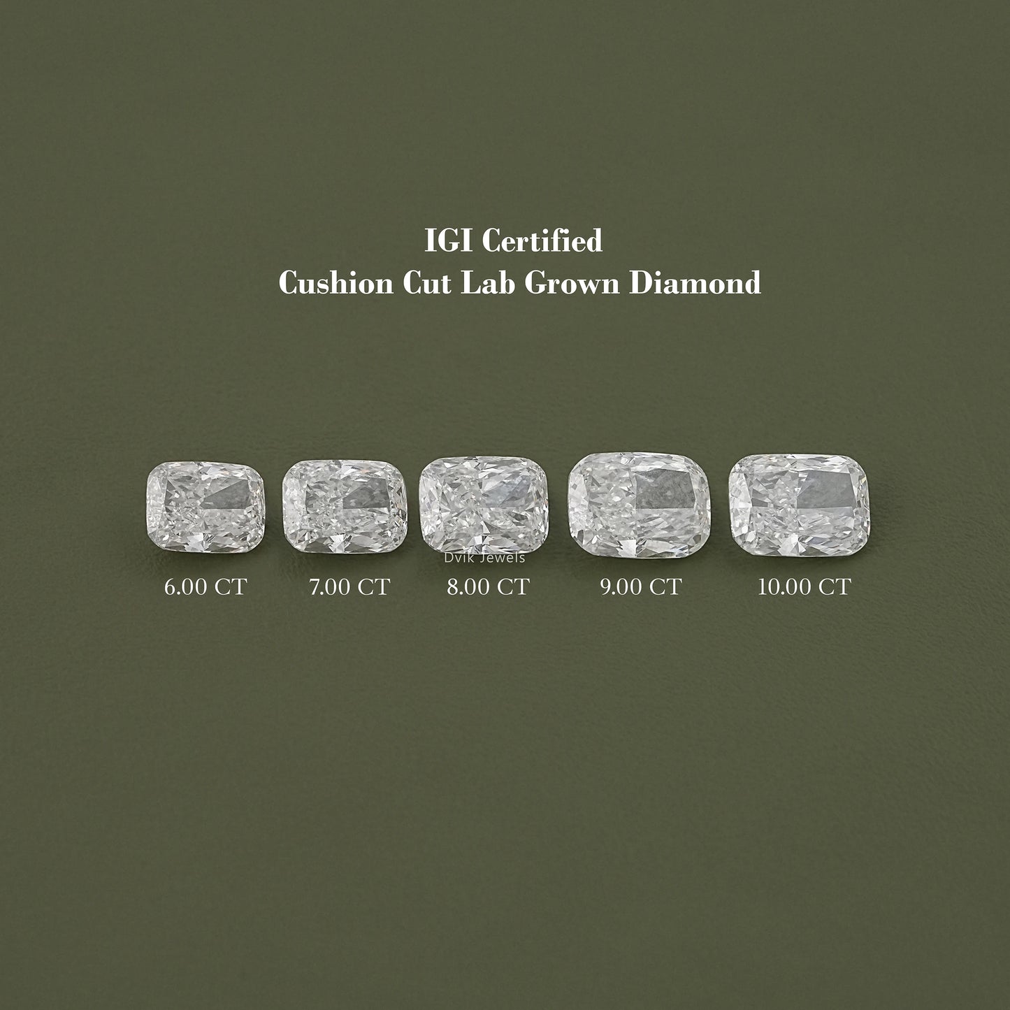 Cushion Cut IGI Certified Lab Grown Diamond