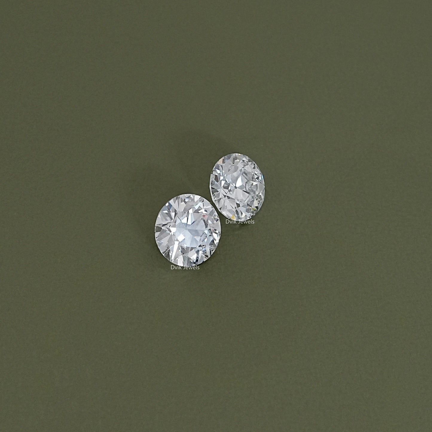 Traditional Old European Round Lab Diamond Matching Pair