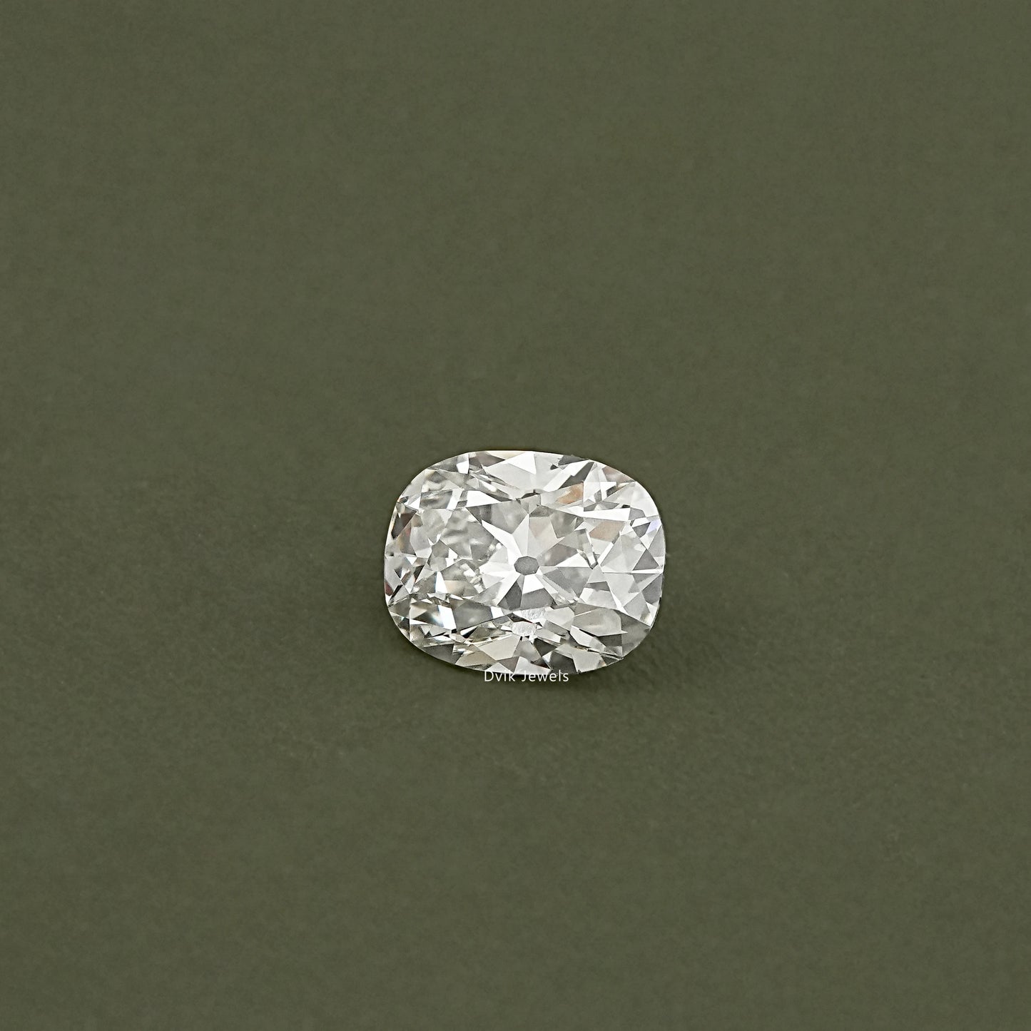 Old Mine Cushion Cut Lab Grown Loose Diamond