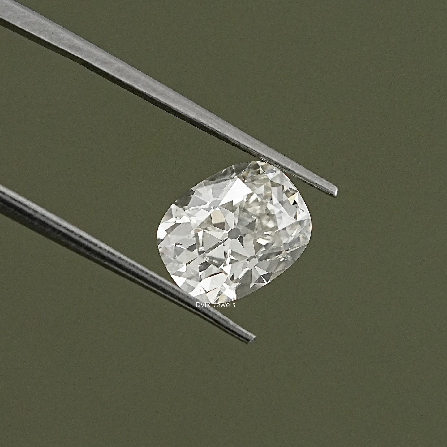 Old Mine Cushion Cut Lab Grown Loose Diamond