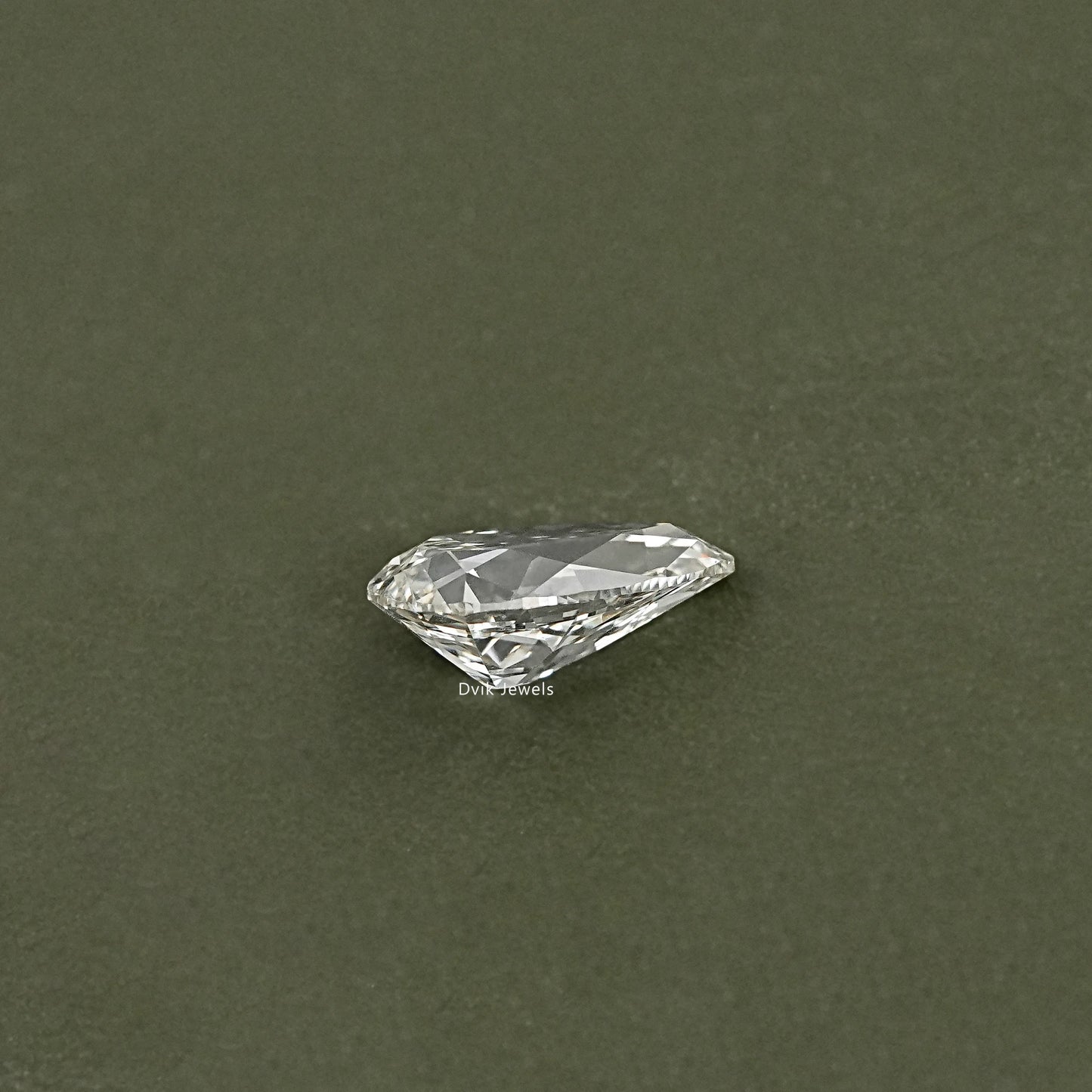 Lab Grown Loose Old Mine Pear Cut Diamond