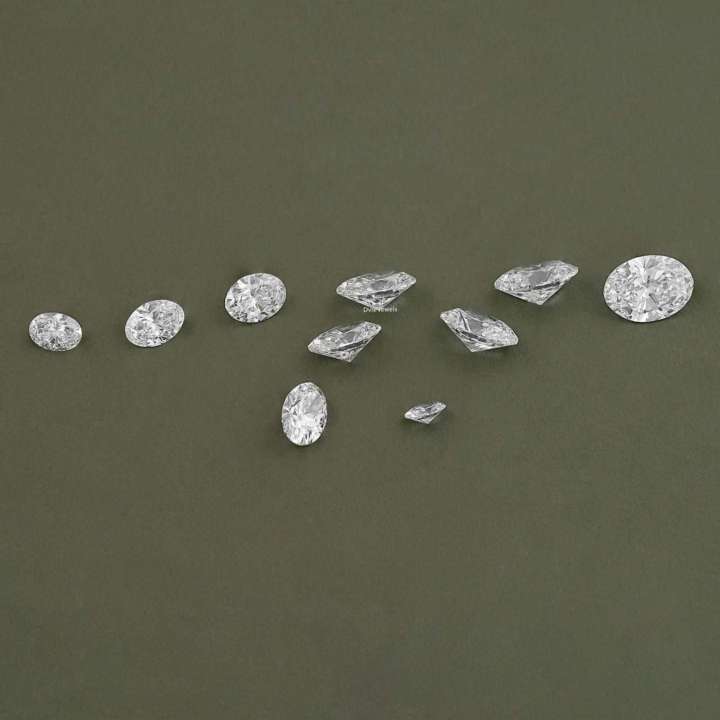 IGI Certified Oval Cut Loose Lab Diamond