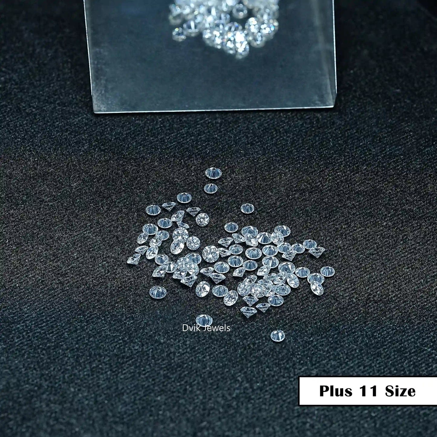 Plus 11 Size Round Cut Lab Diamond