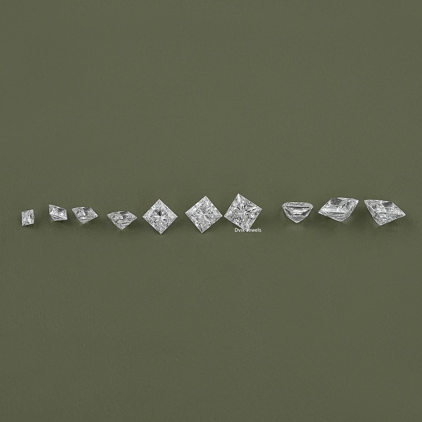 IGI Certified Princess Cut Lab Grown Diamond