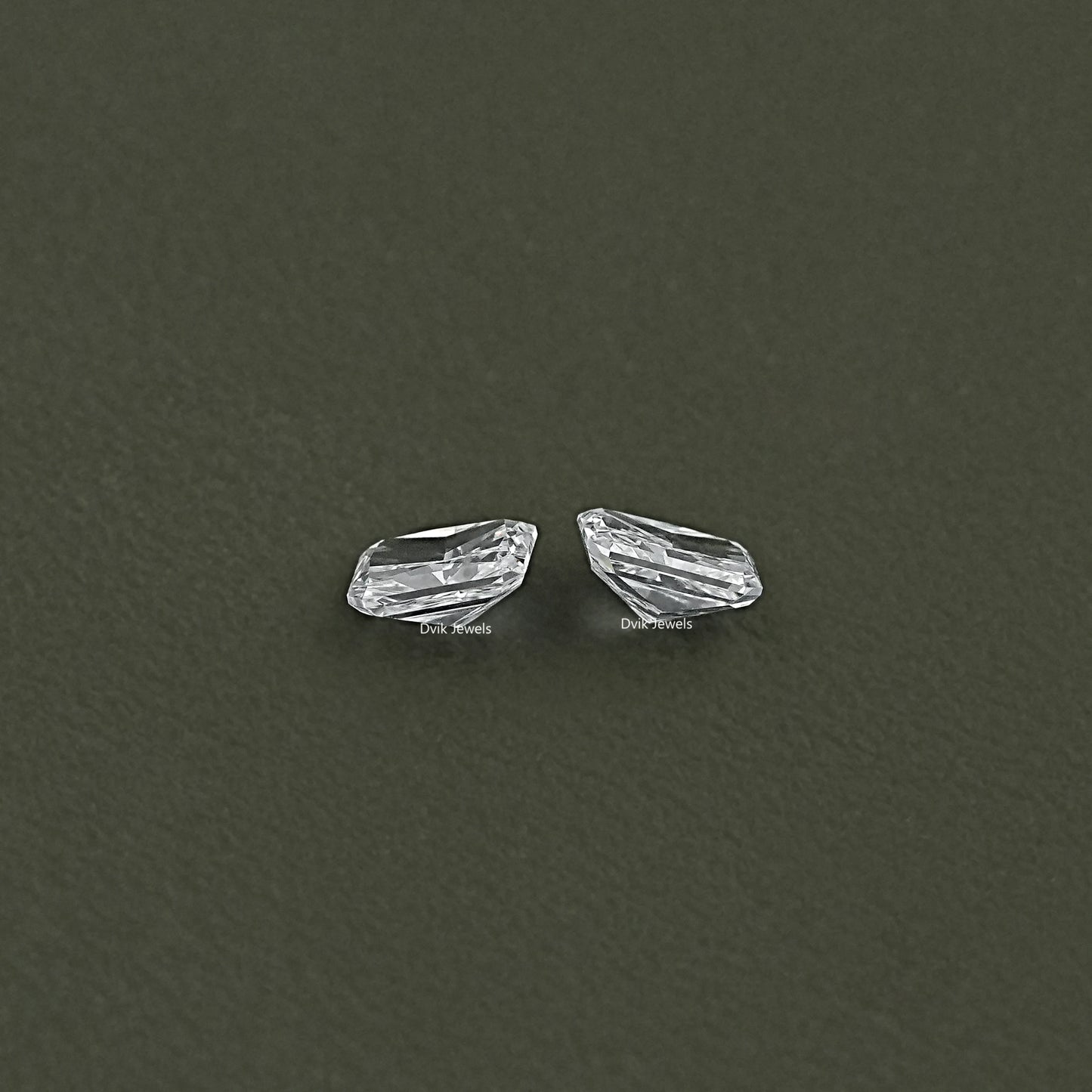Radiant Cut Lab Diamond Pair